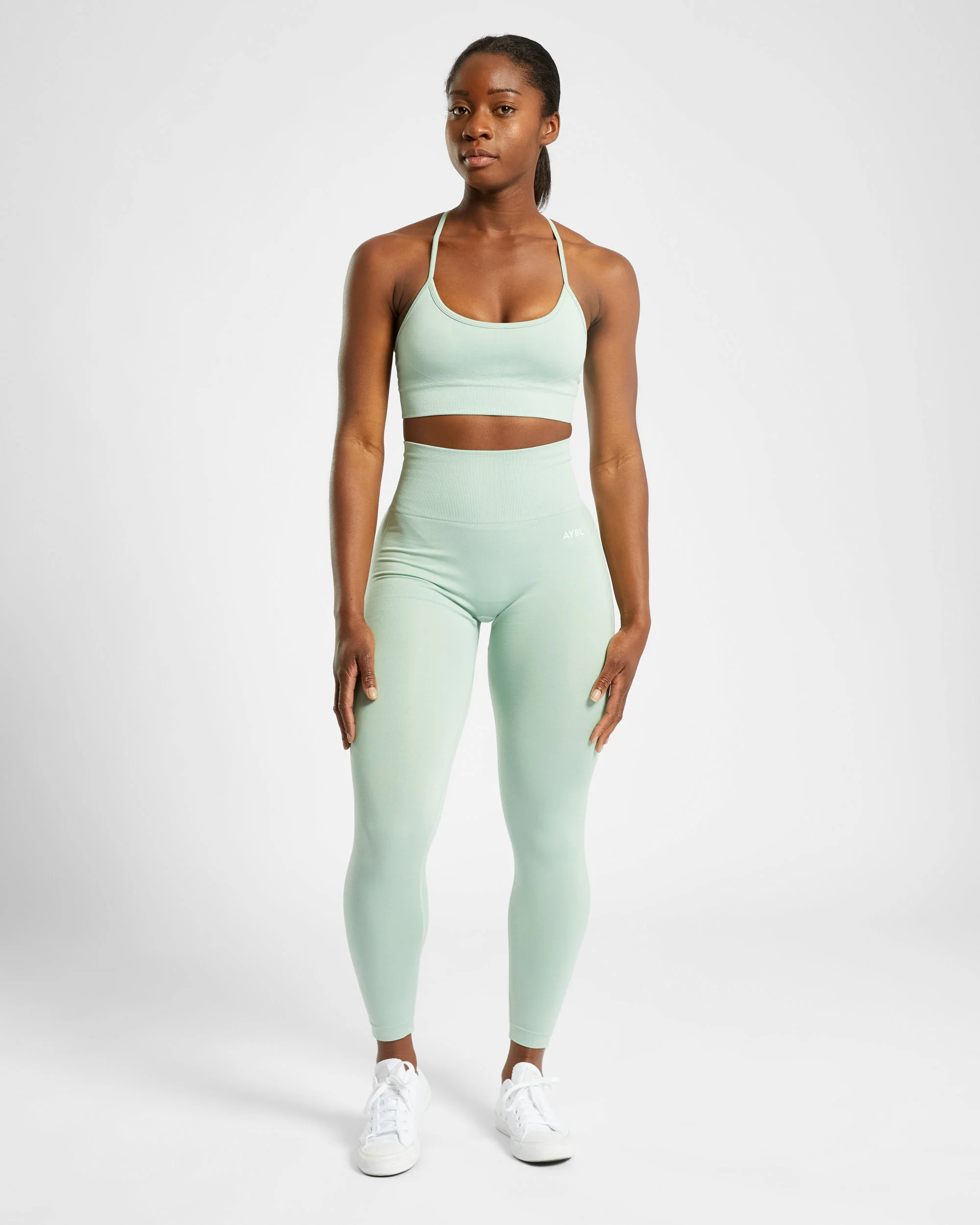 Empower Seamless Leggings - Spring Vert Marl - Image 3