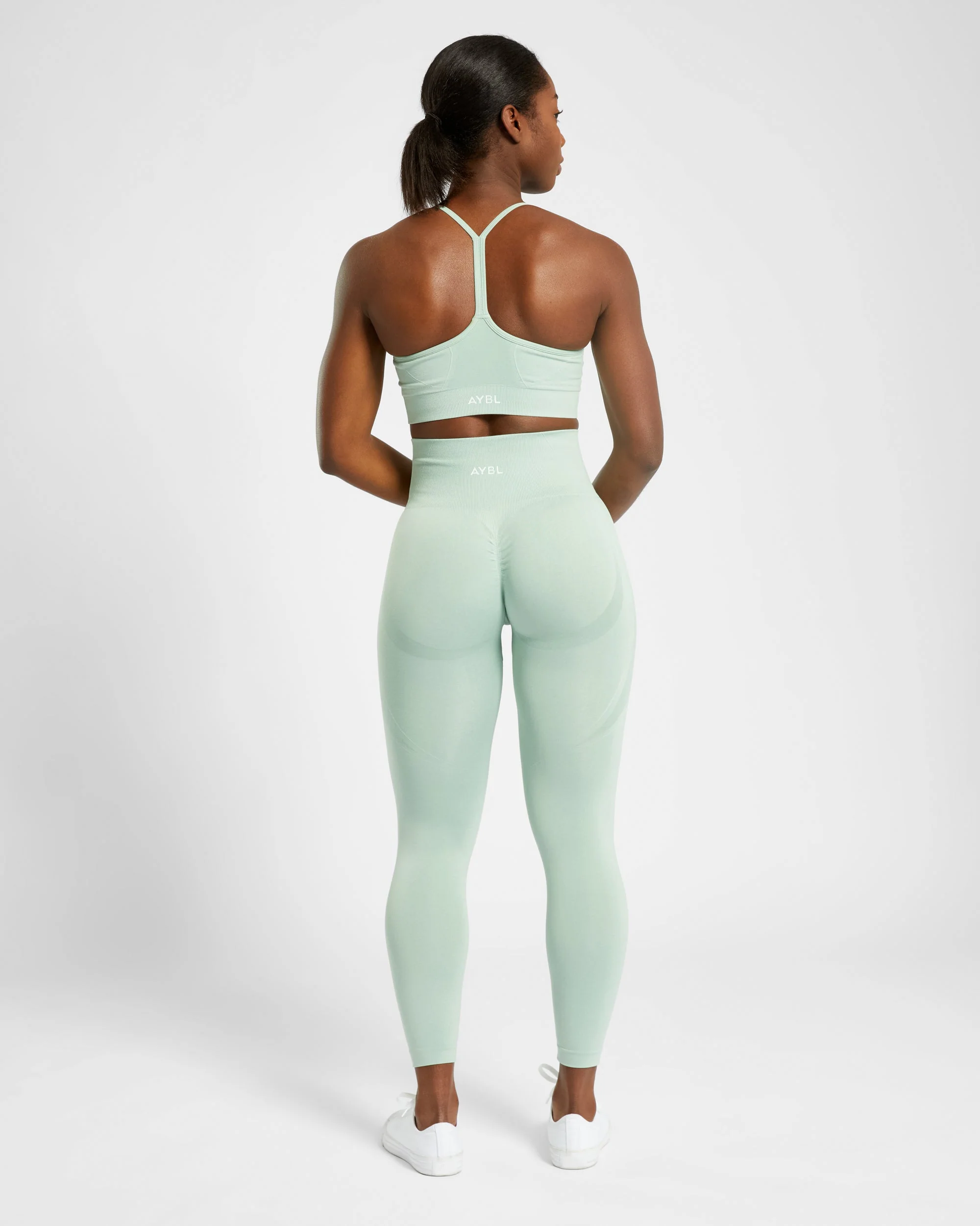 Empower Seamless Leggings - Spring Vert Marl - Image 4