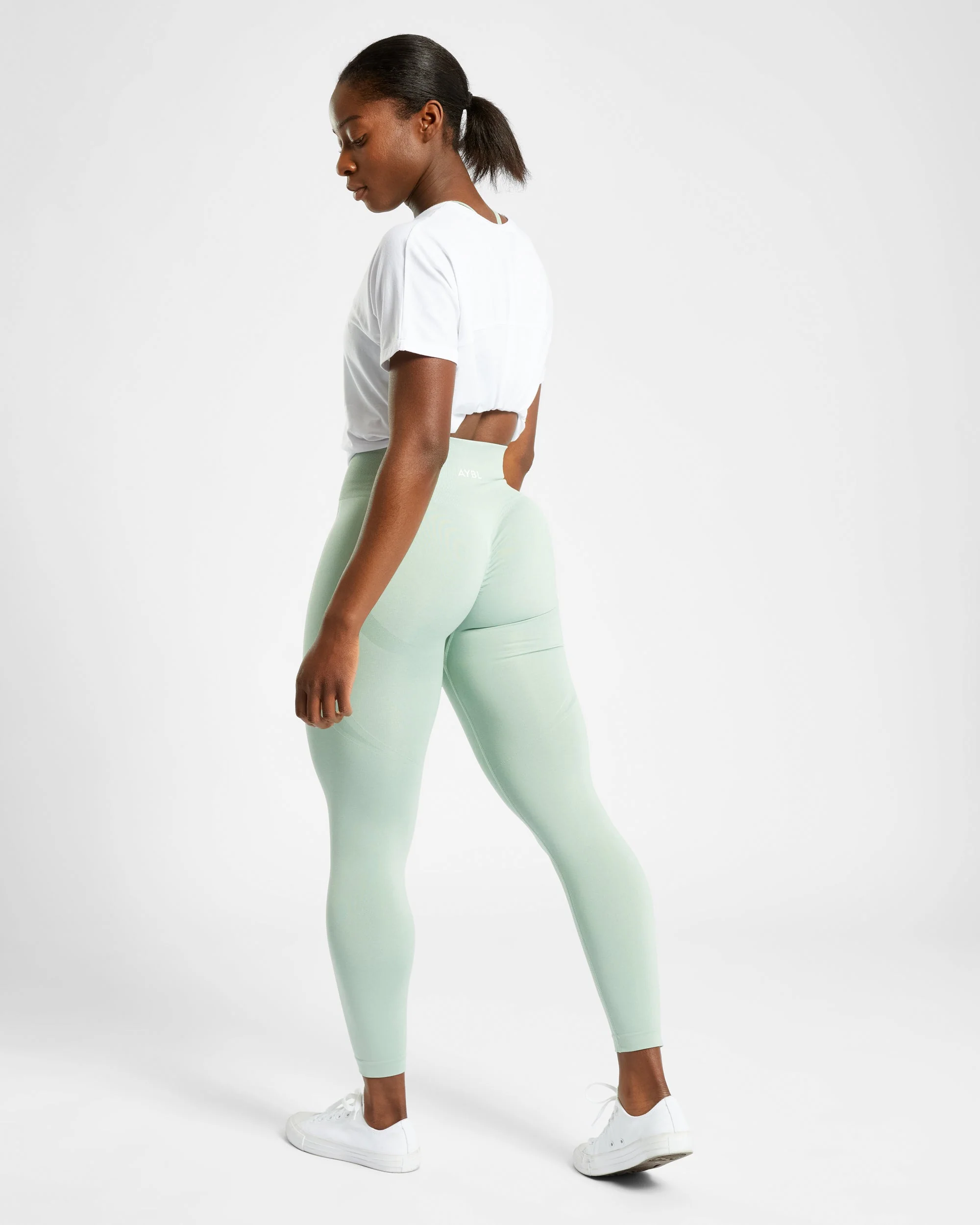 Empower Seamless Leggings - Spring Vert Marl - Image 8