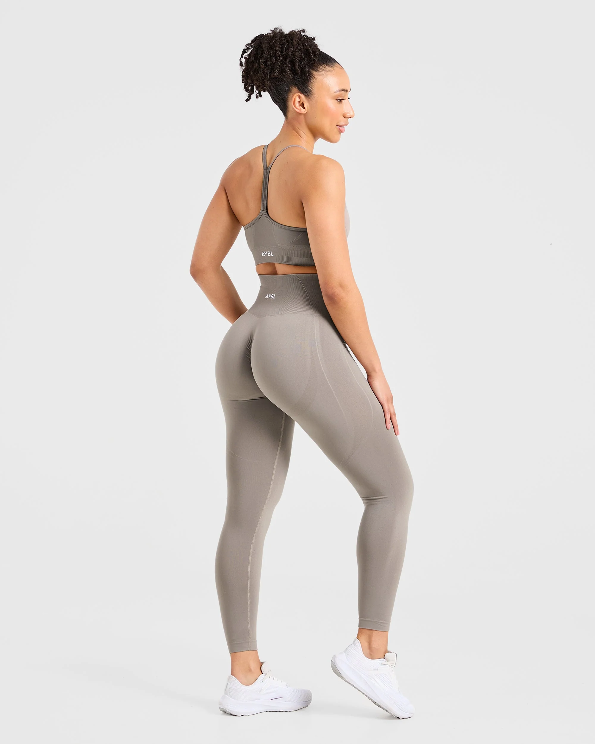 Empower Seamless Leggings - Taupe - Image 3