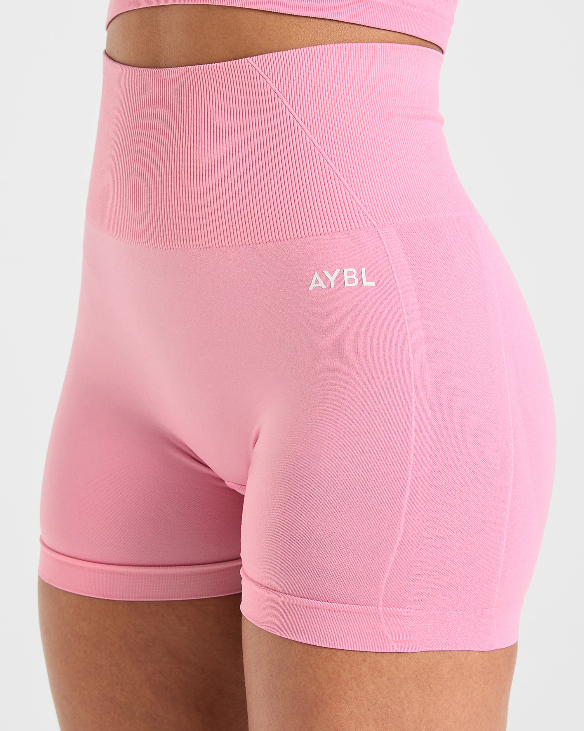 Empower Seamless Shorts - Baby Rose - Image 5
