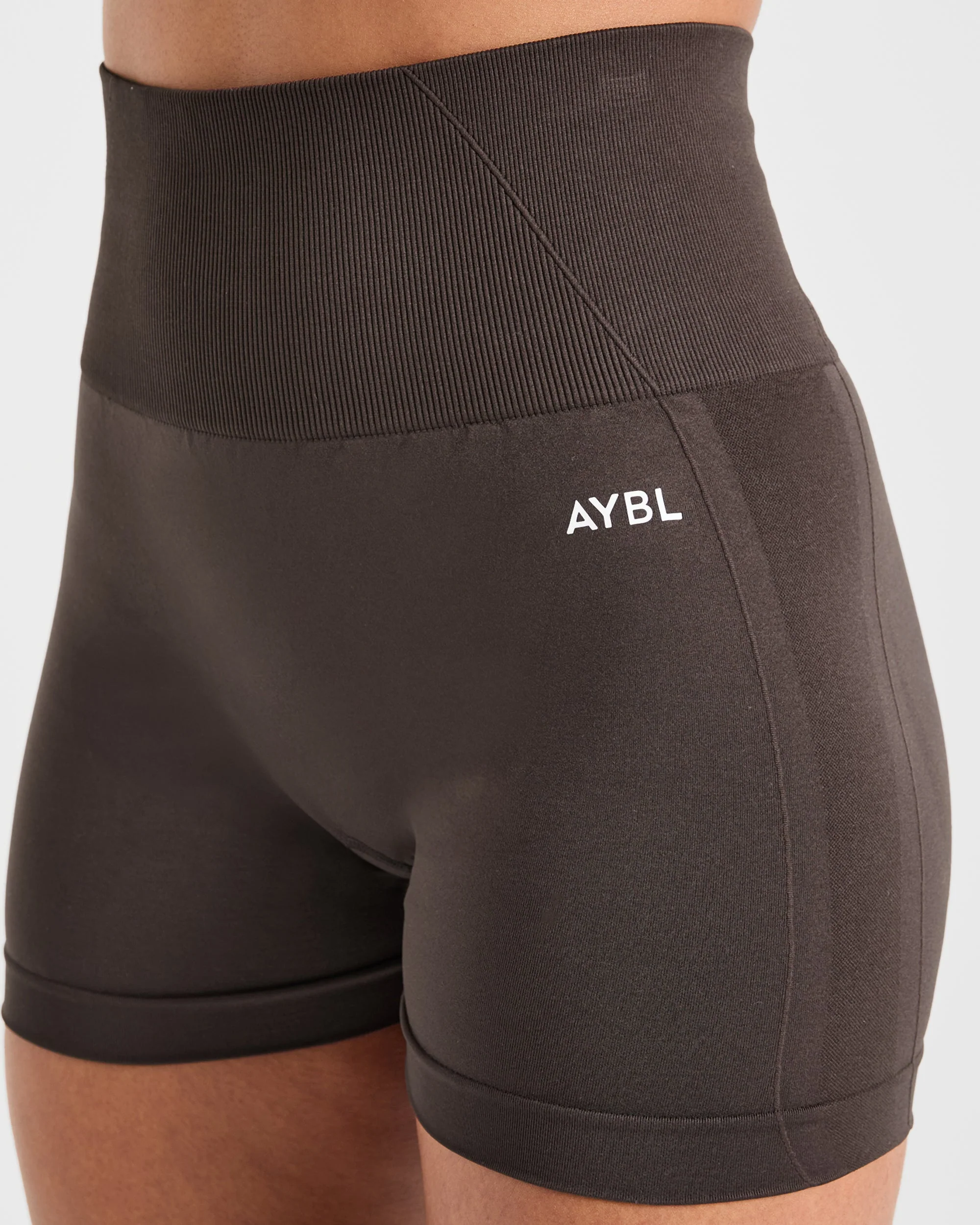 Empower Seamless Shorts - Cocoa Marron - Image 5
