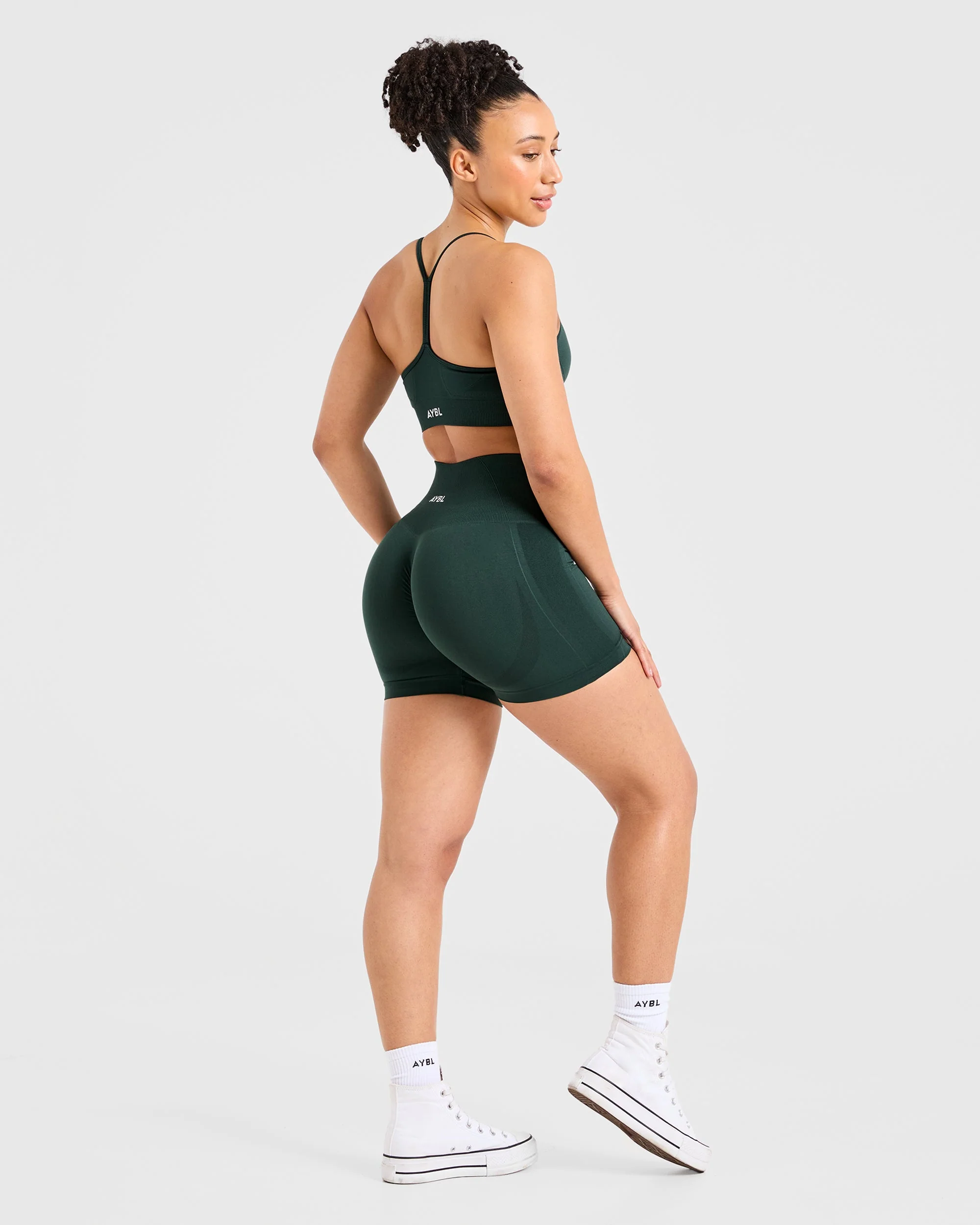 Empower Seamless Shorts - Dark Vert - Image 3