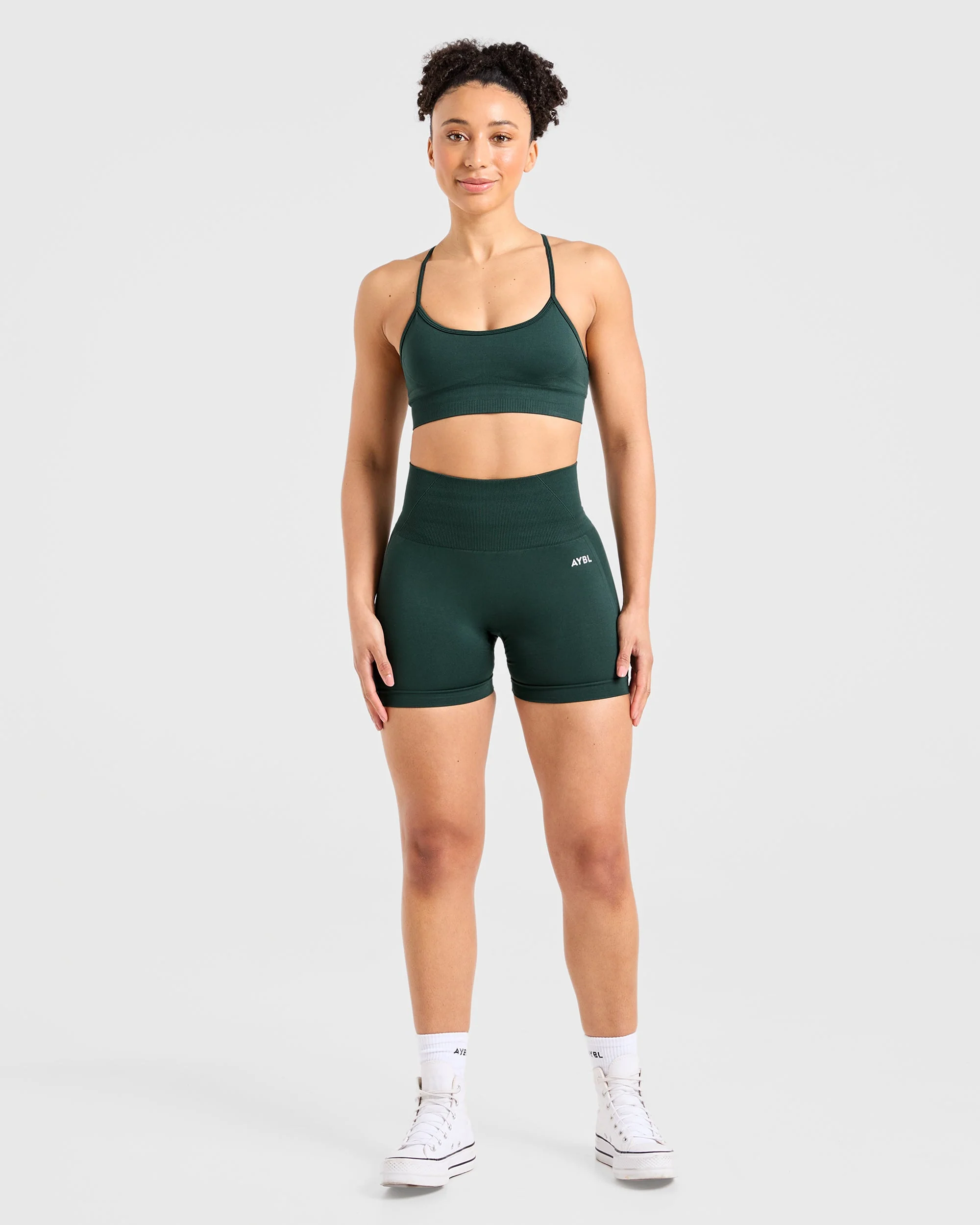 Empower Seamless Shorts - Dark Vert - Image 4