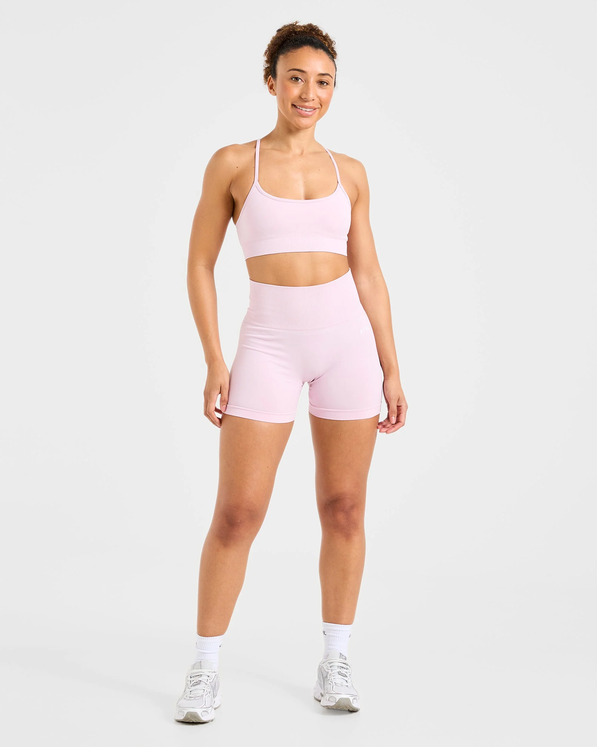 Empower Seamless Shorts - Iced Rose - Image 3