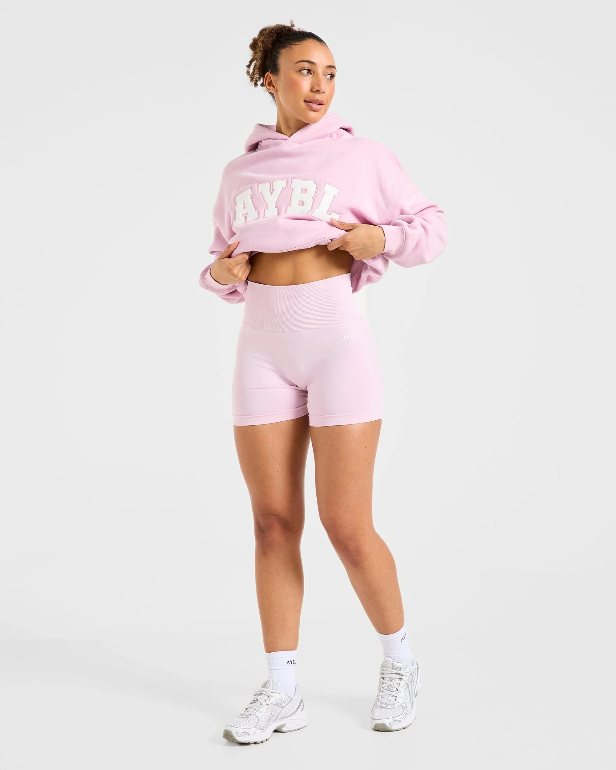Empower Seamless Shorts - Iced Rose - Image 7
