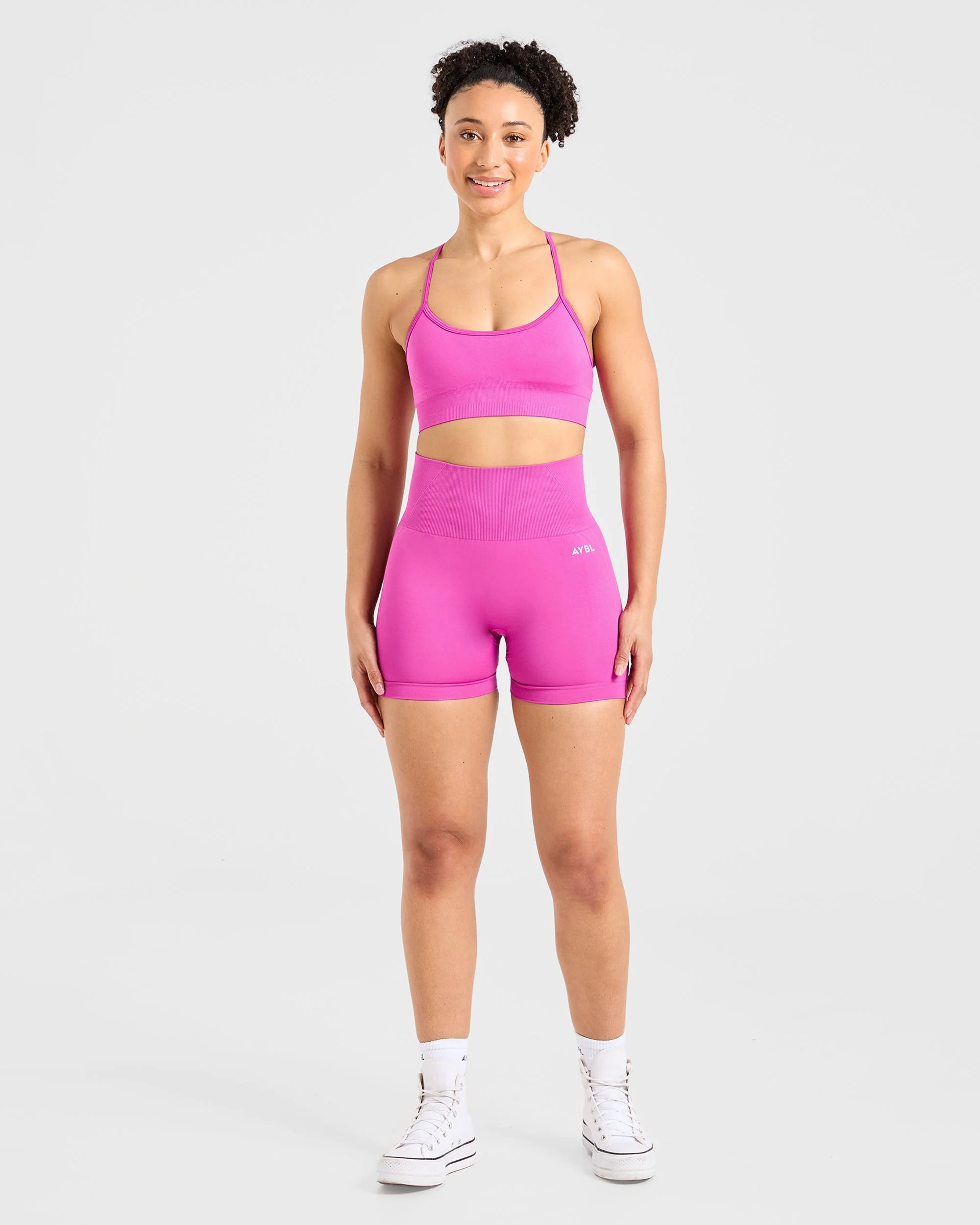 Empower Seamless Shorts - Magenta - Image 4