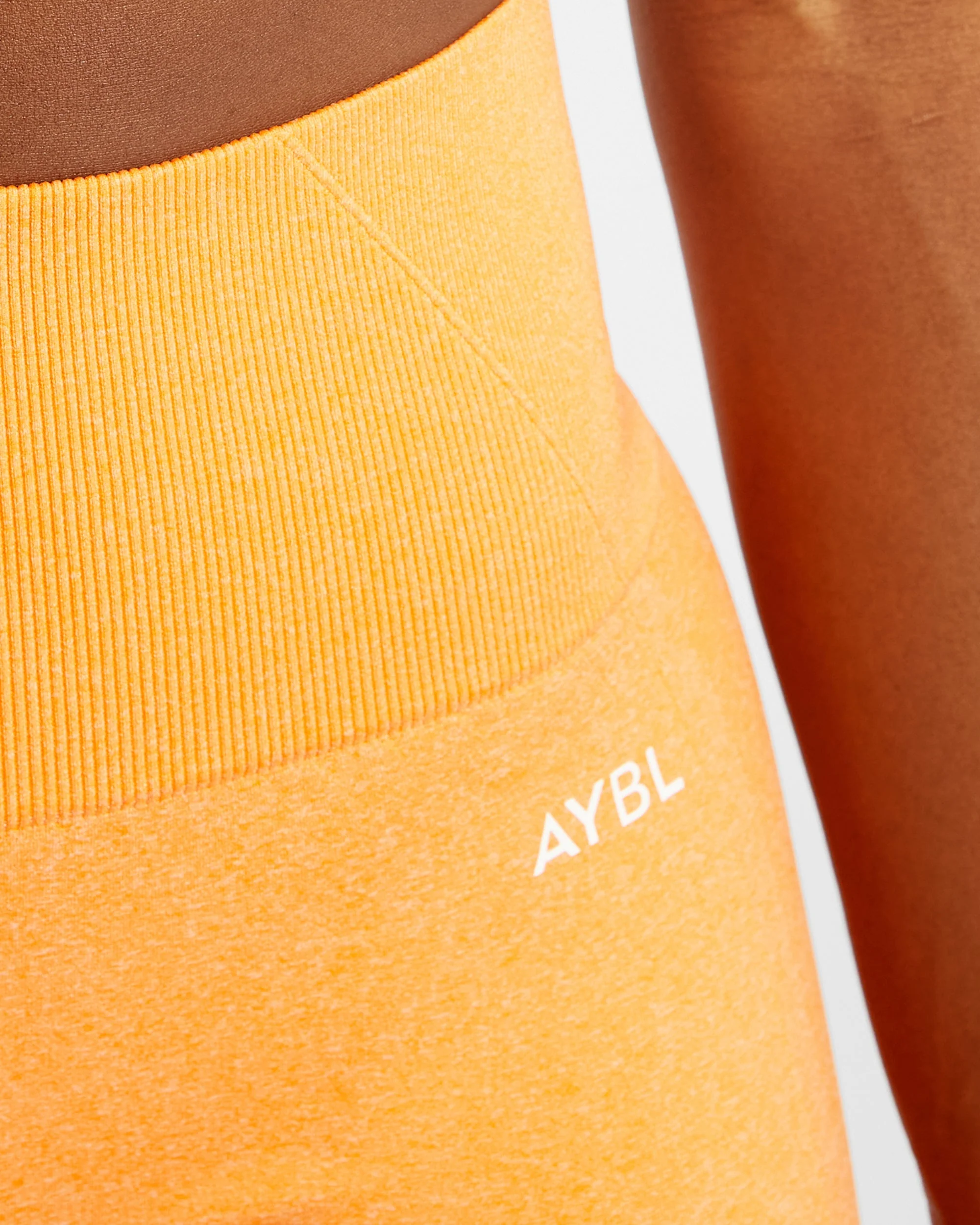 Empower Seamless Shorts - Orange Marl - Image 5