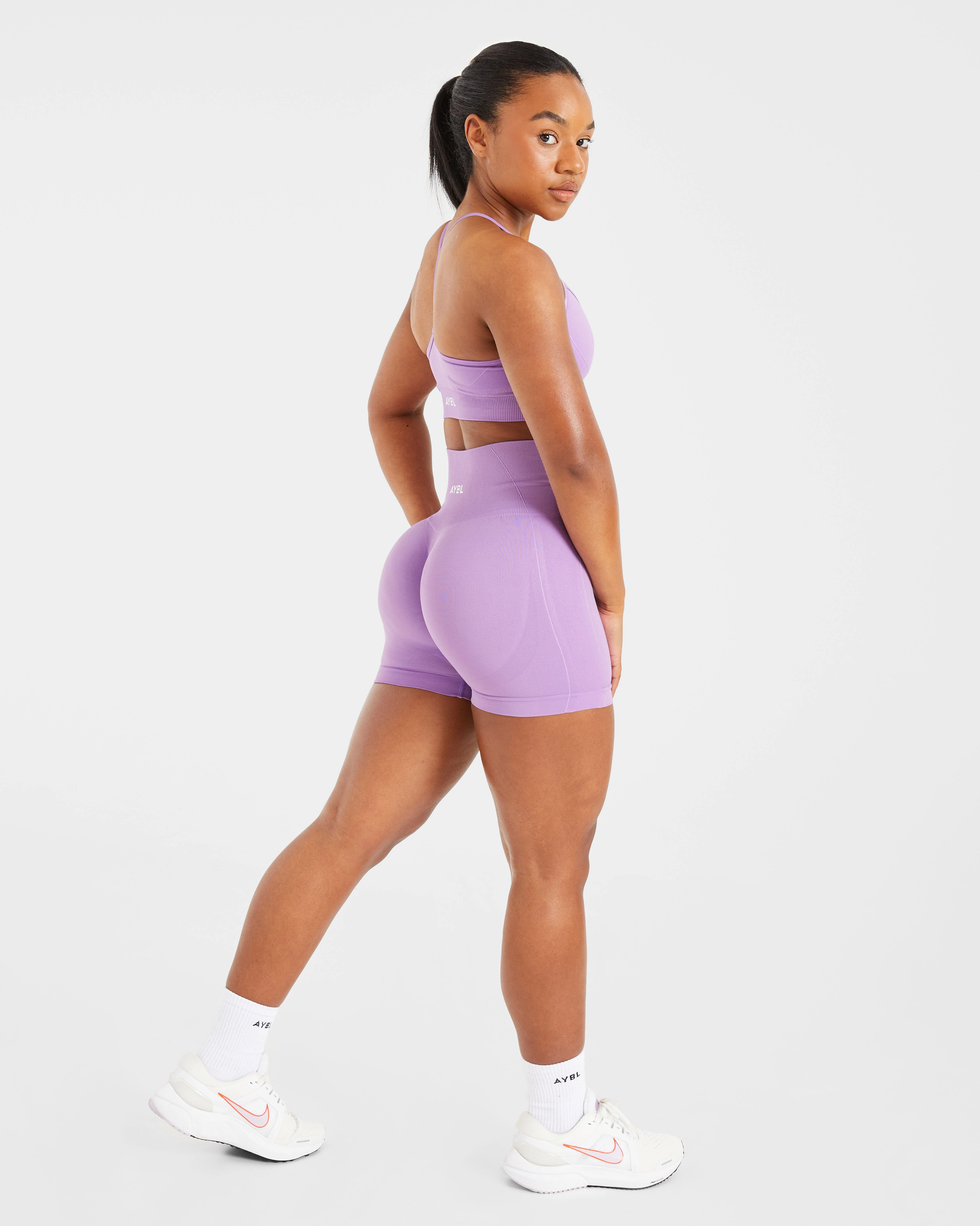 Empower Seamless Shorts - Violet - Image 4