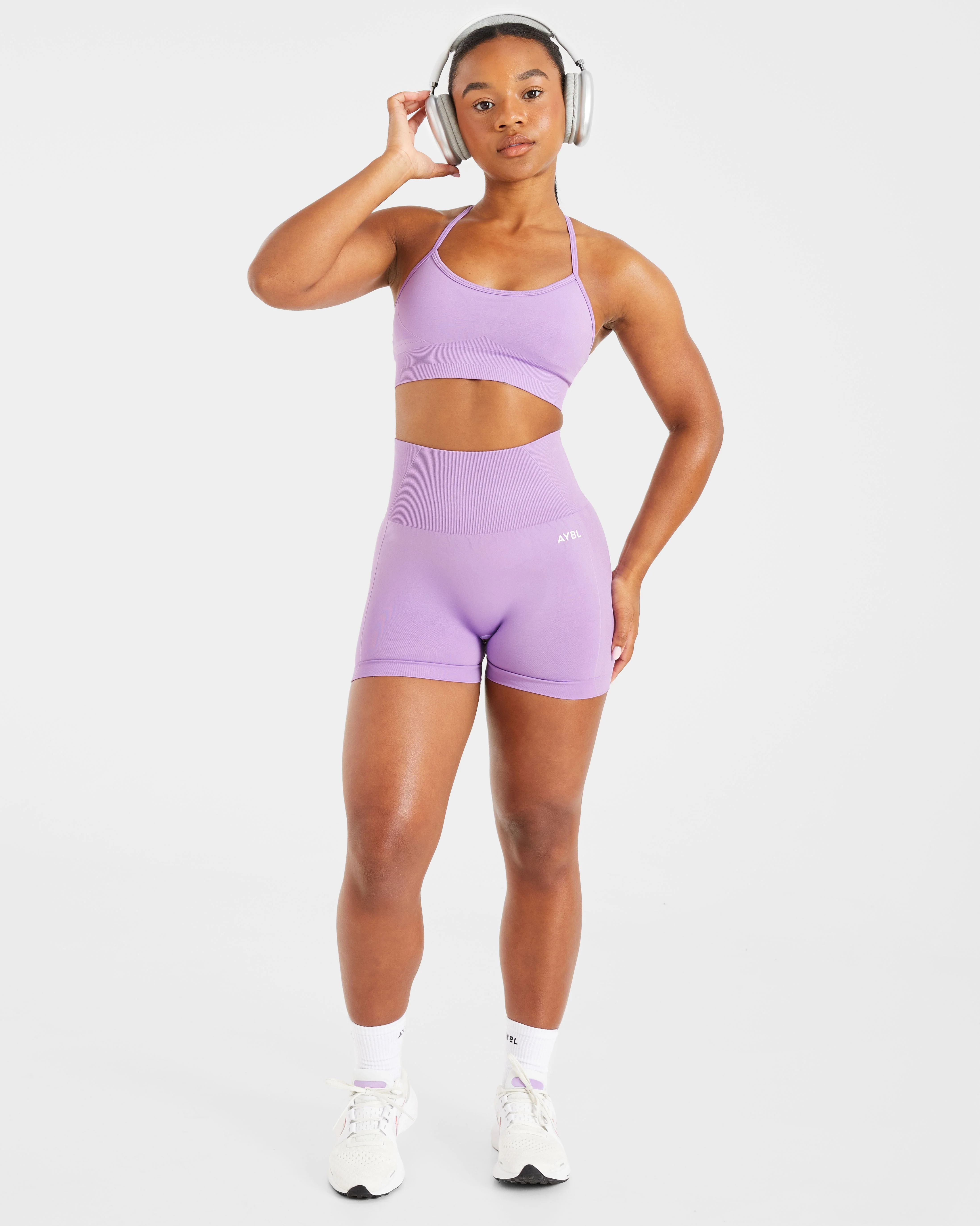 Empower Seamless Shorts - Violet - Image 7