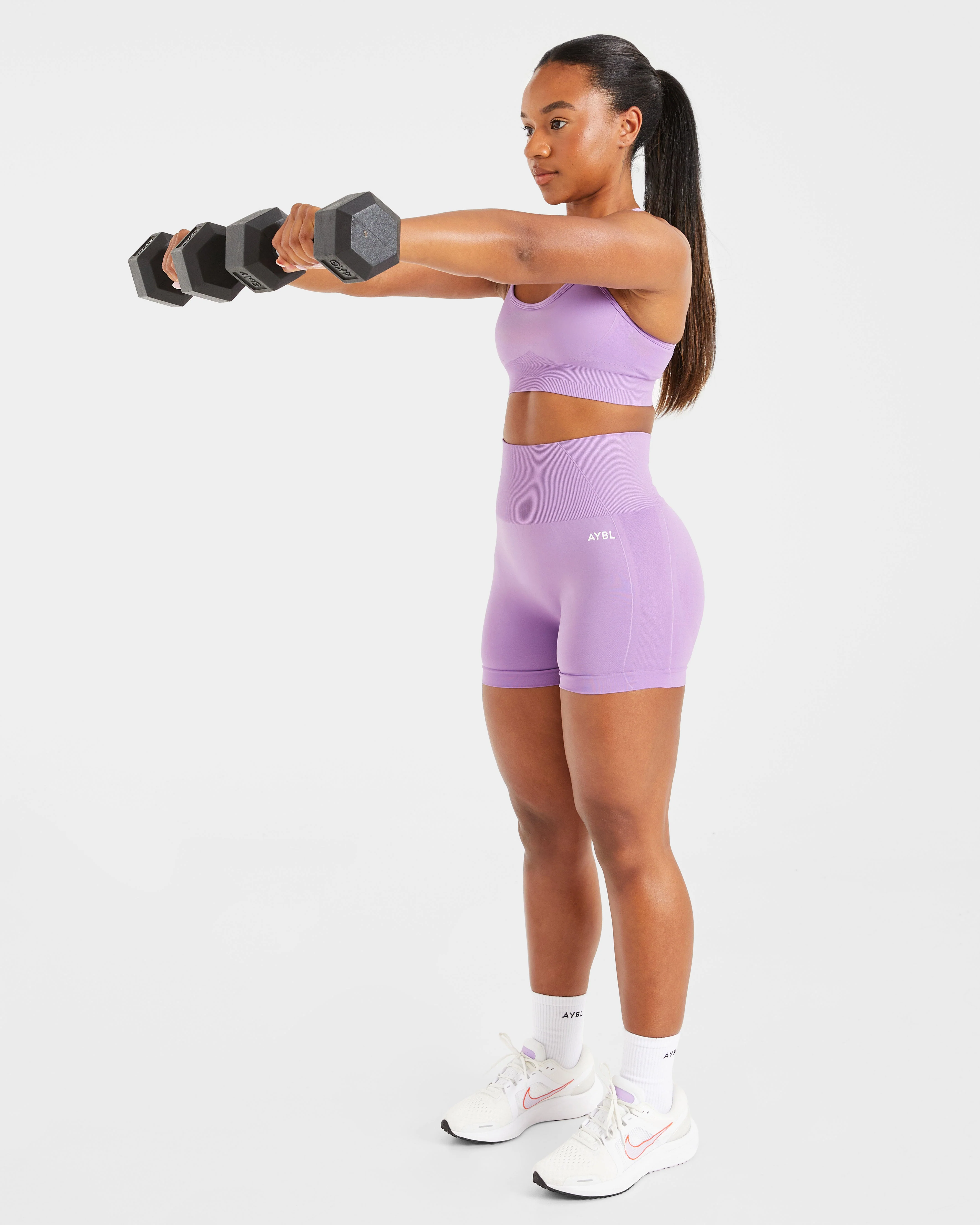 Empower Seamless Shorts - Violet - Image 8
