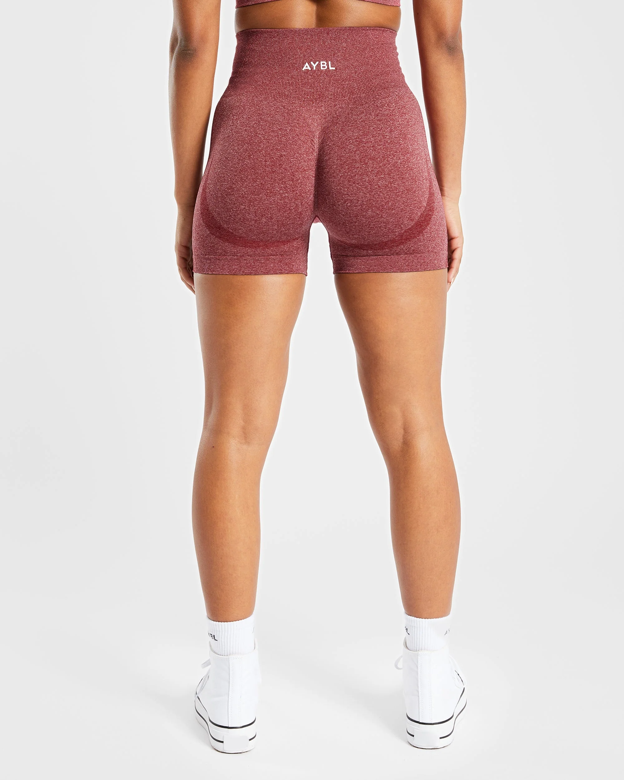 Empower Seamless Shorts - Rouge Marl - Image 2