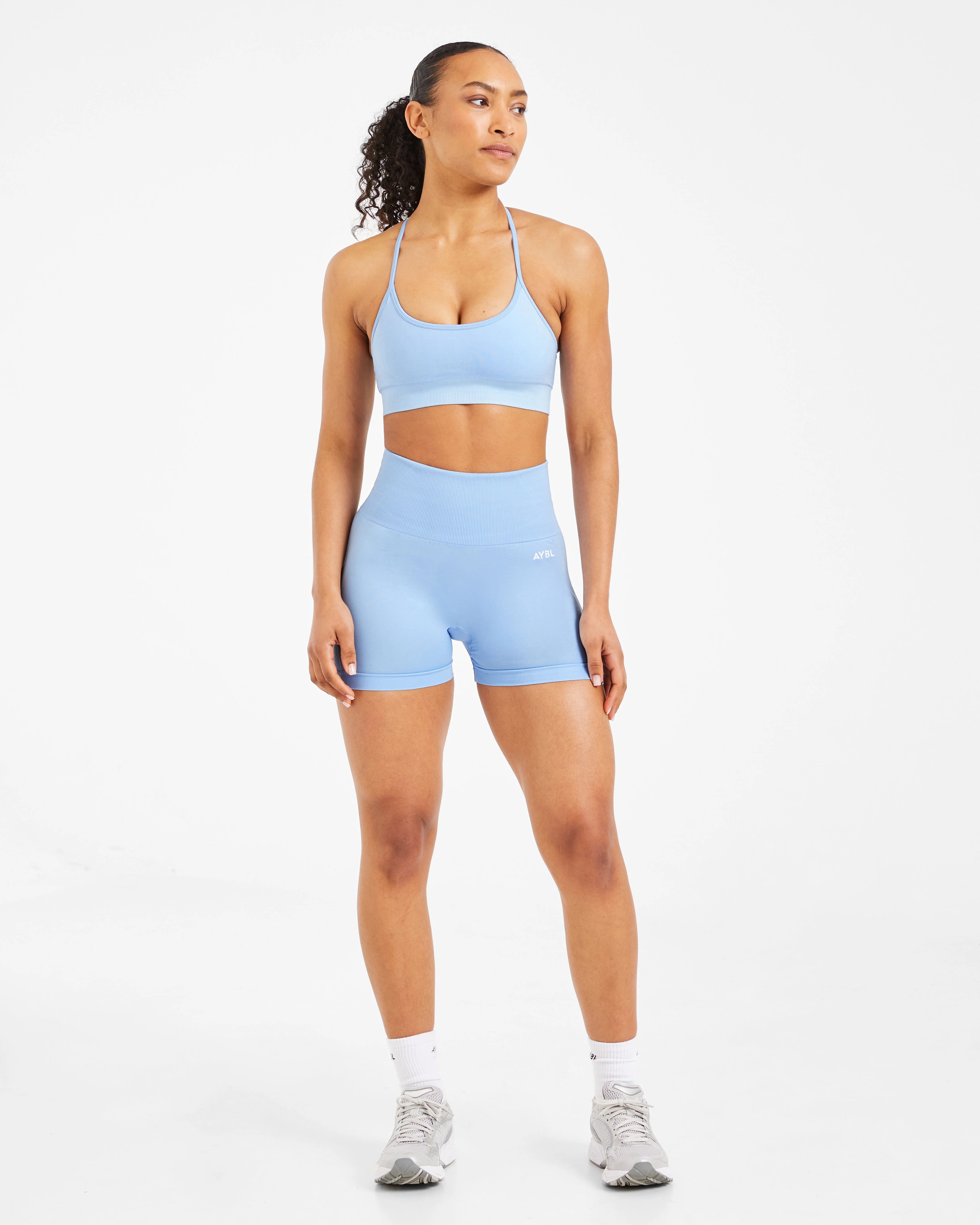 Empower Seamless Shorts - Sky Bleu - Image 4