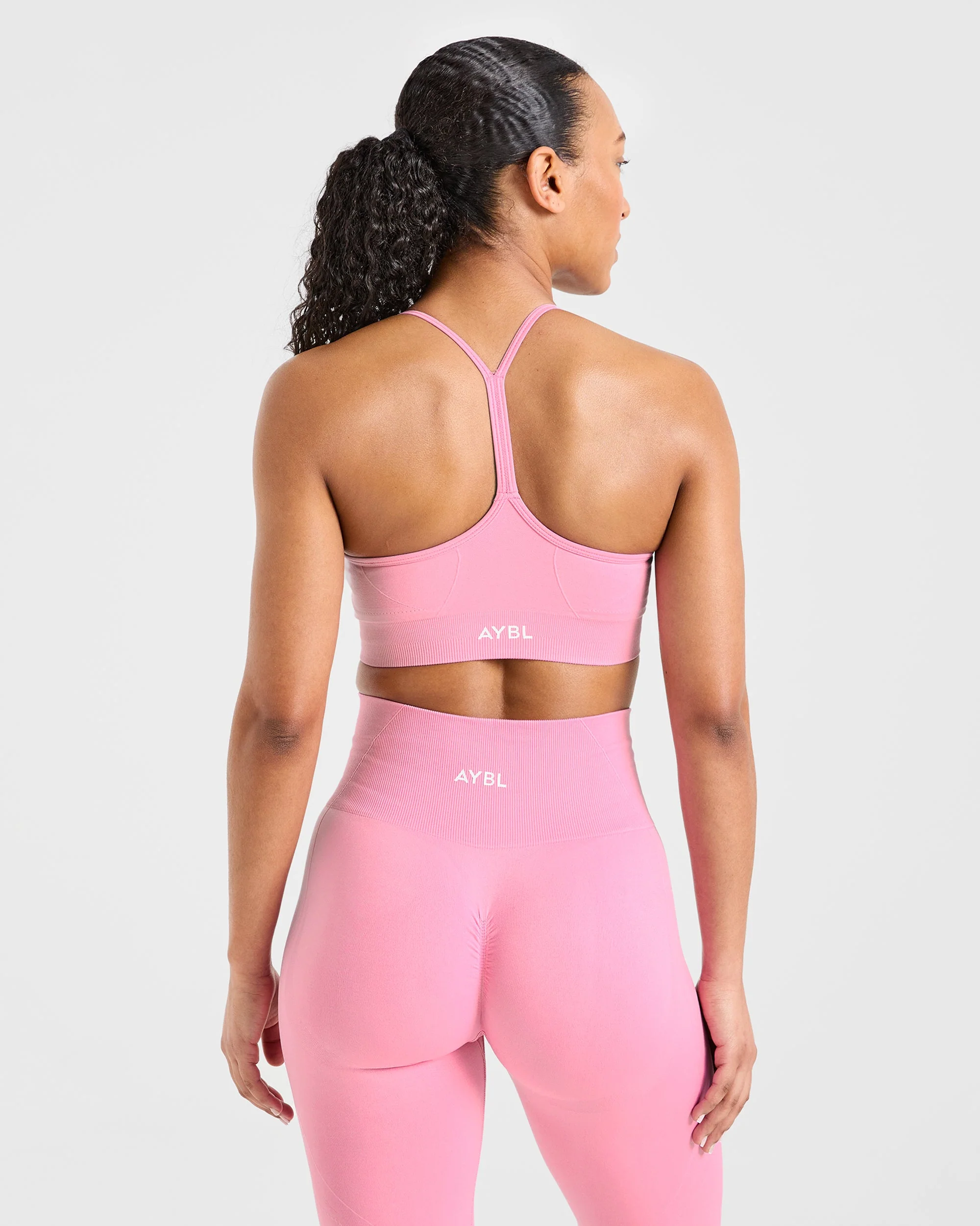 Empower Seamless Sports Bra - Baby Rose - Image 2