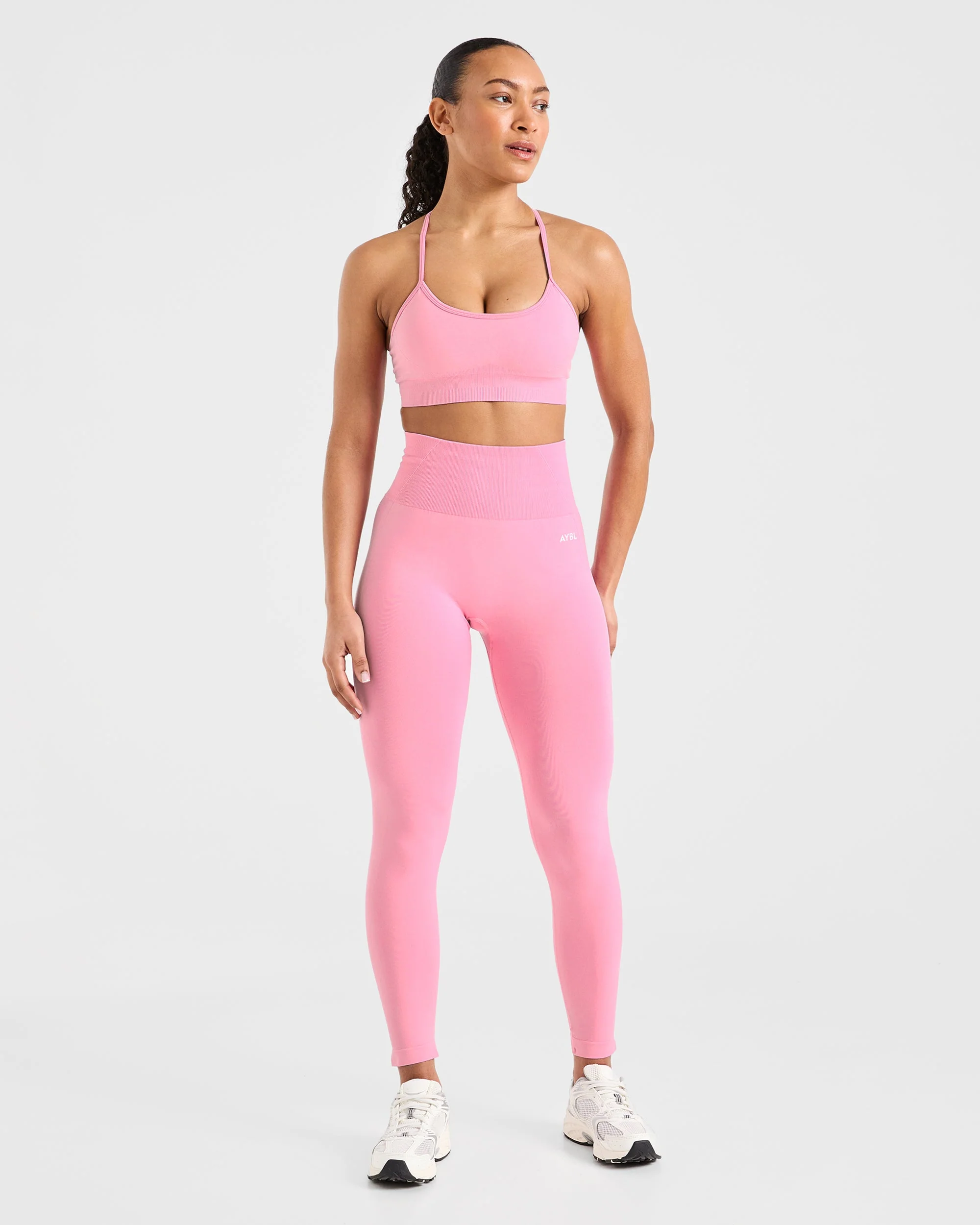 Empower Seamless Sports Bra - Baby Rose - Image 3