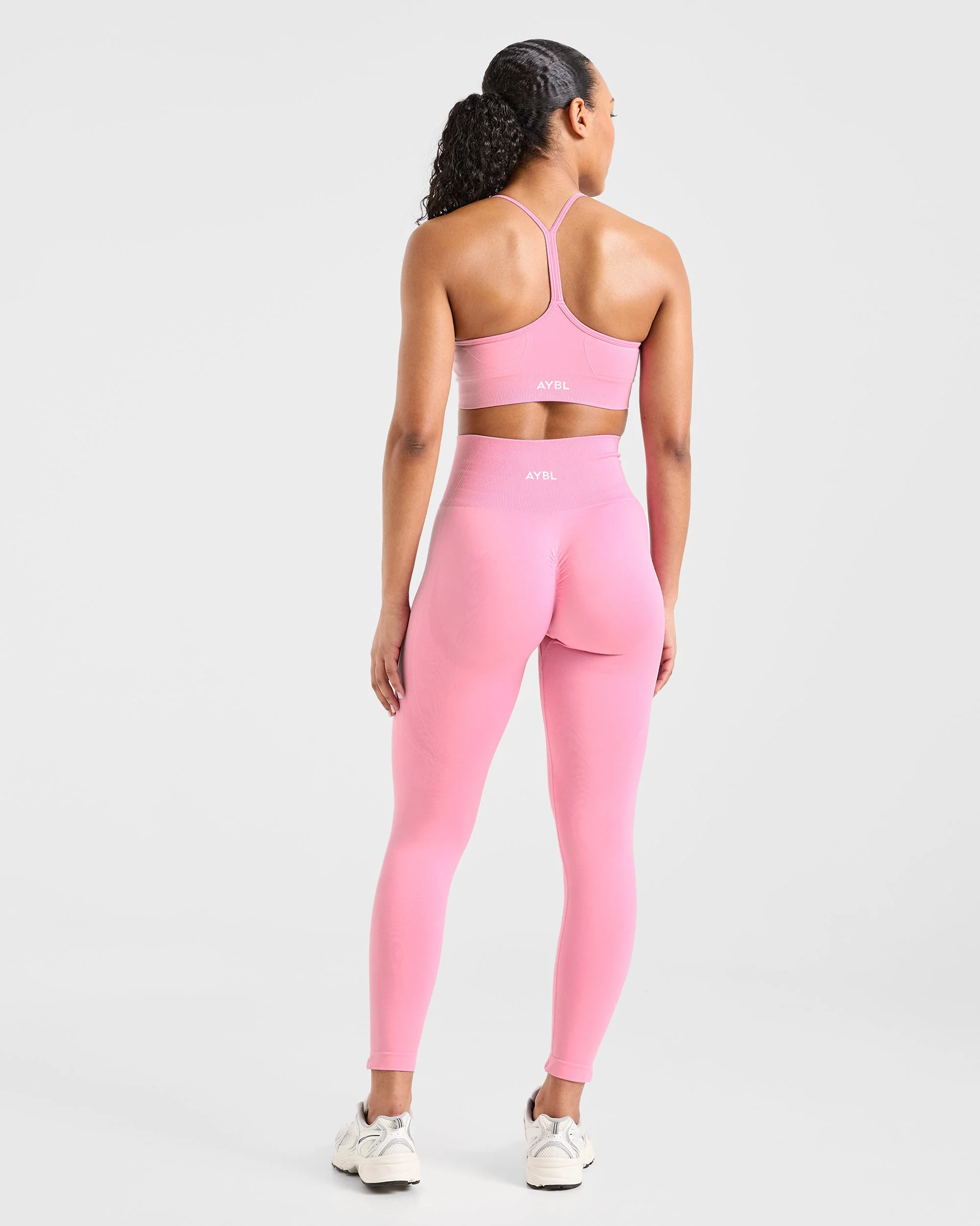 Empower Seamless Sports Bra - Baby Rose - Image 4