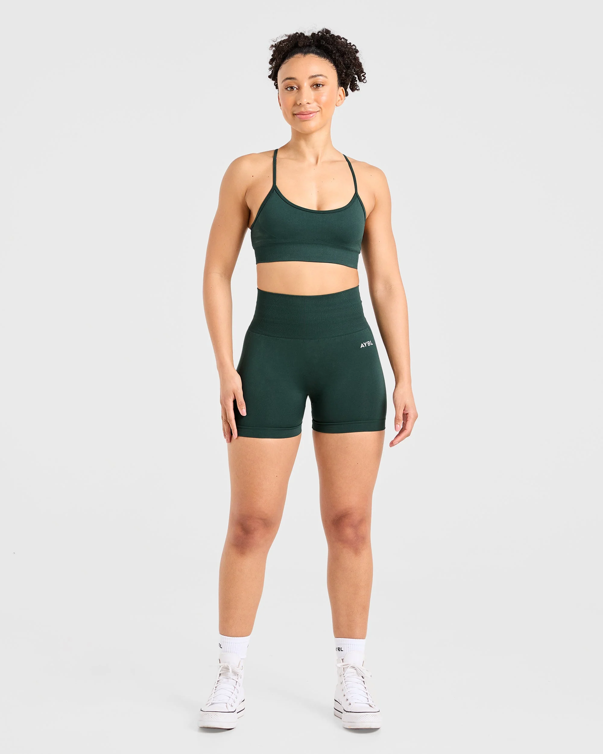 Empower Seamless Sports Bra - Dark Vert - Image 3