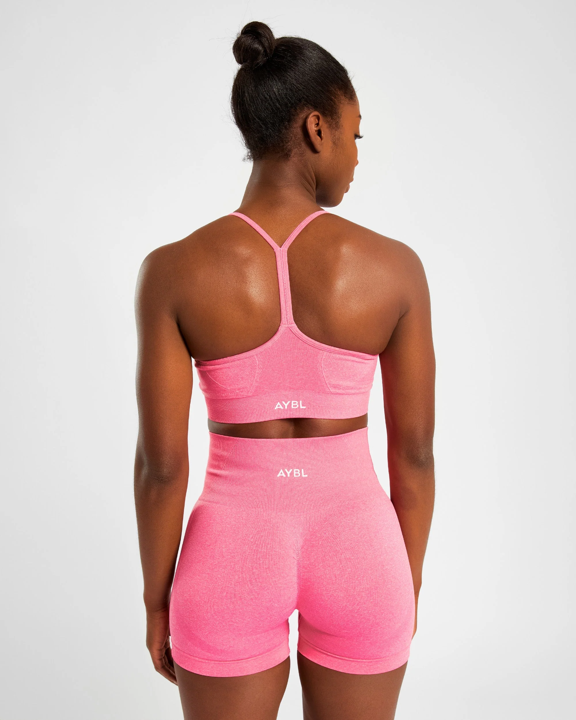 Empower Seamless Sports Bra - Rose Marl - Image 10