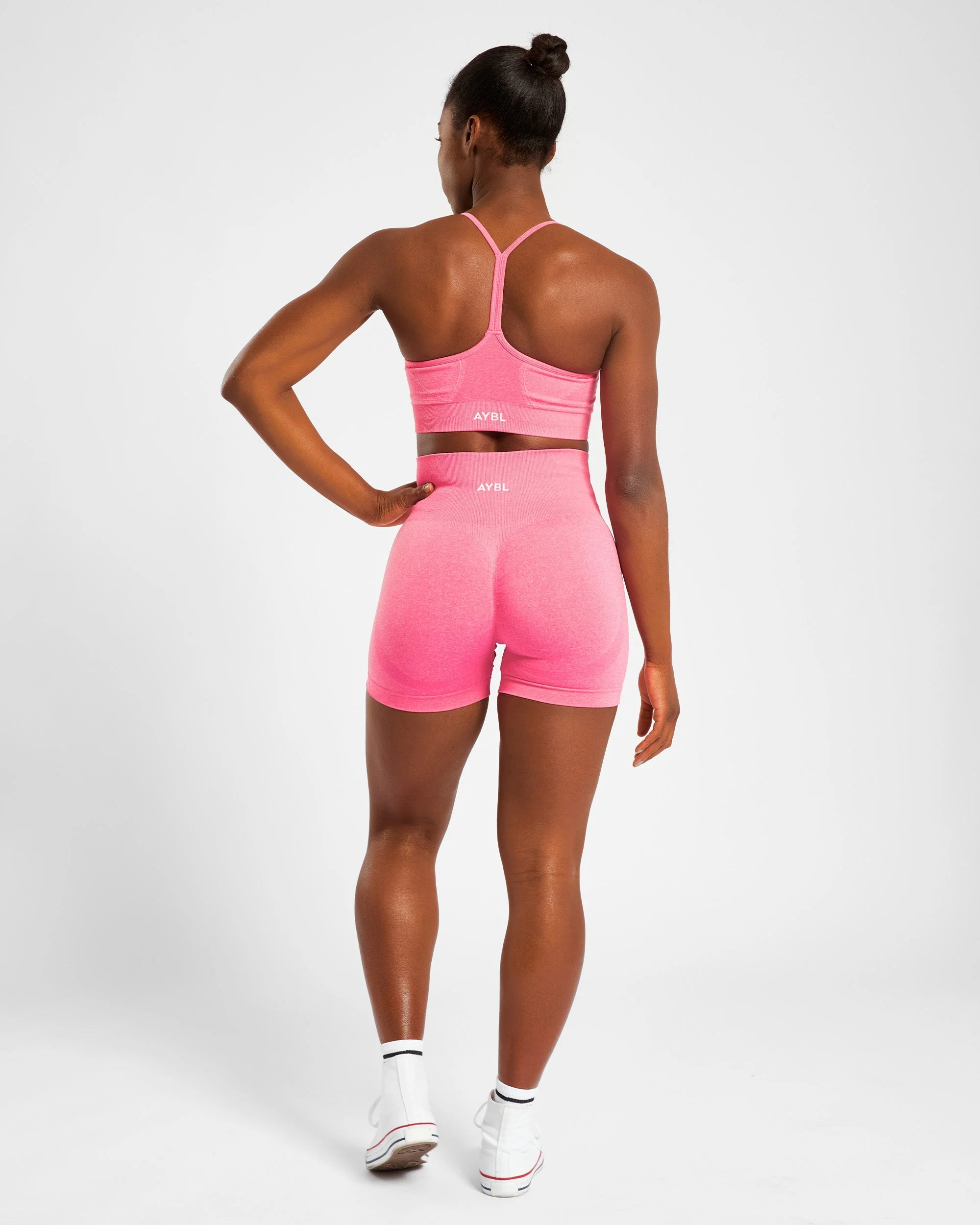 Empower Seamless Sports Bra - Rose Marl - Image 12