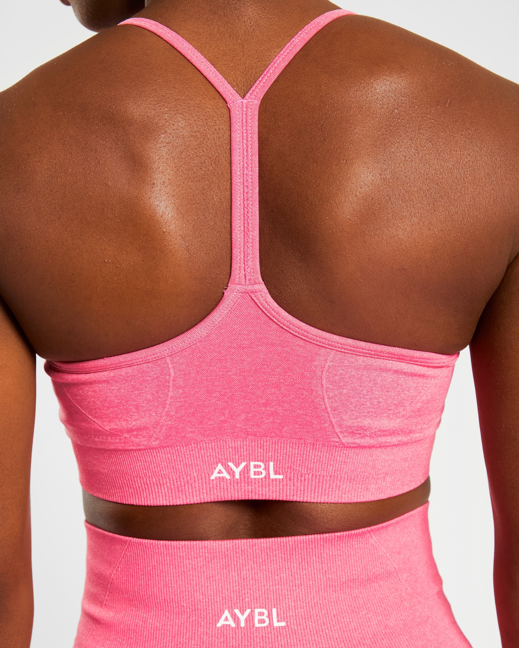 Empower Seamless Sports Bra - Rose Marl - Image 14