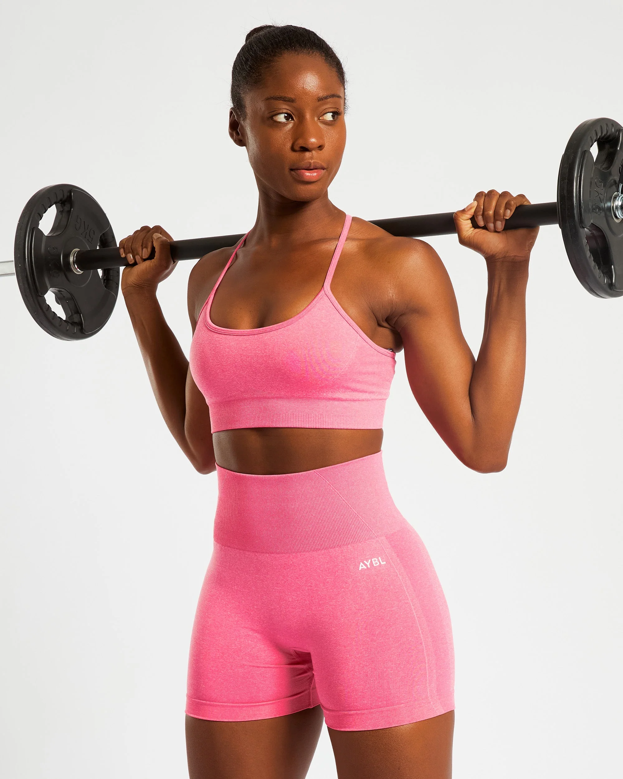 Empower Seamless Sports Bra - Rose Marl - Image 15
