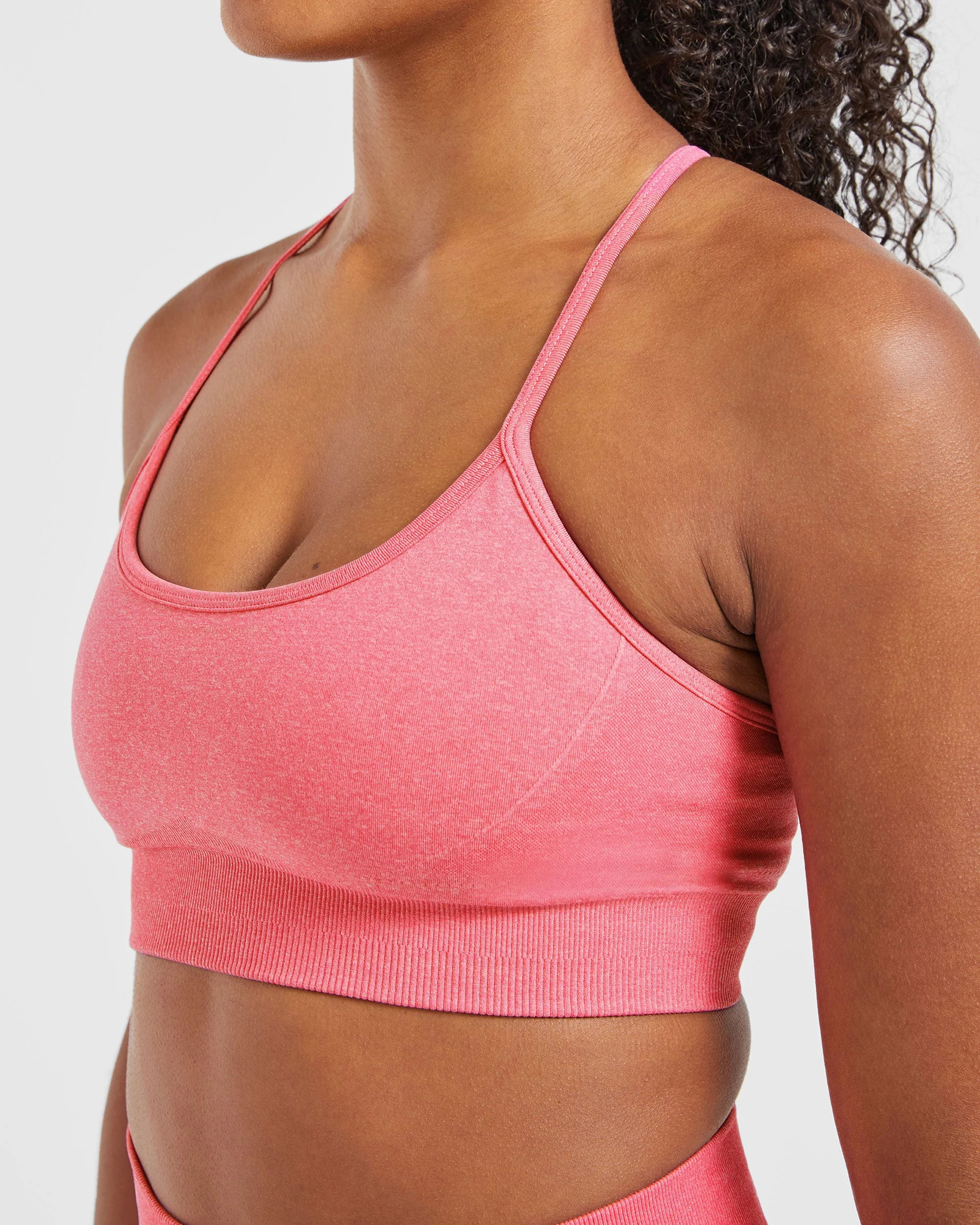 Empower Seamless Sports Bra - Rose Marl - Image 5