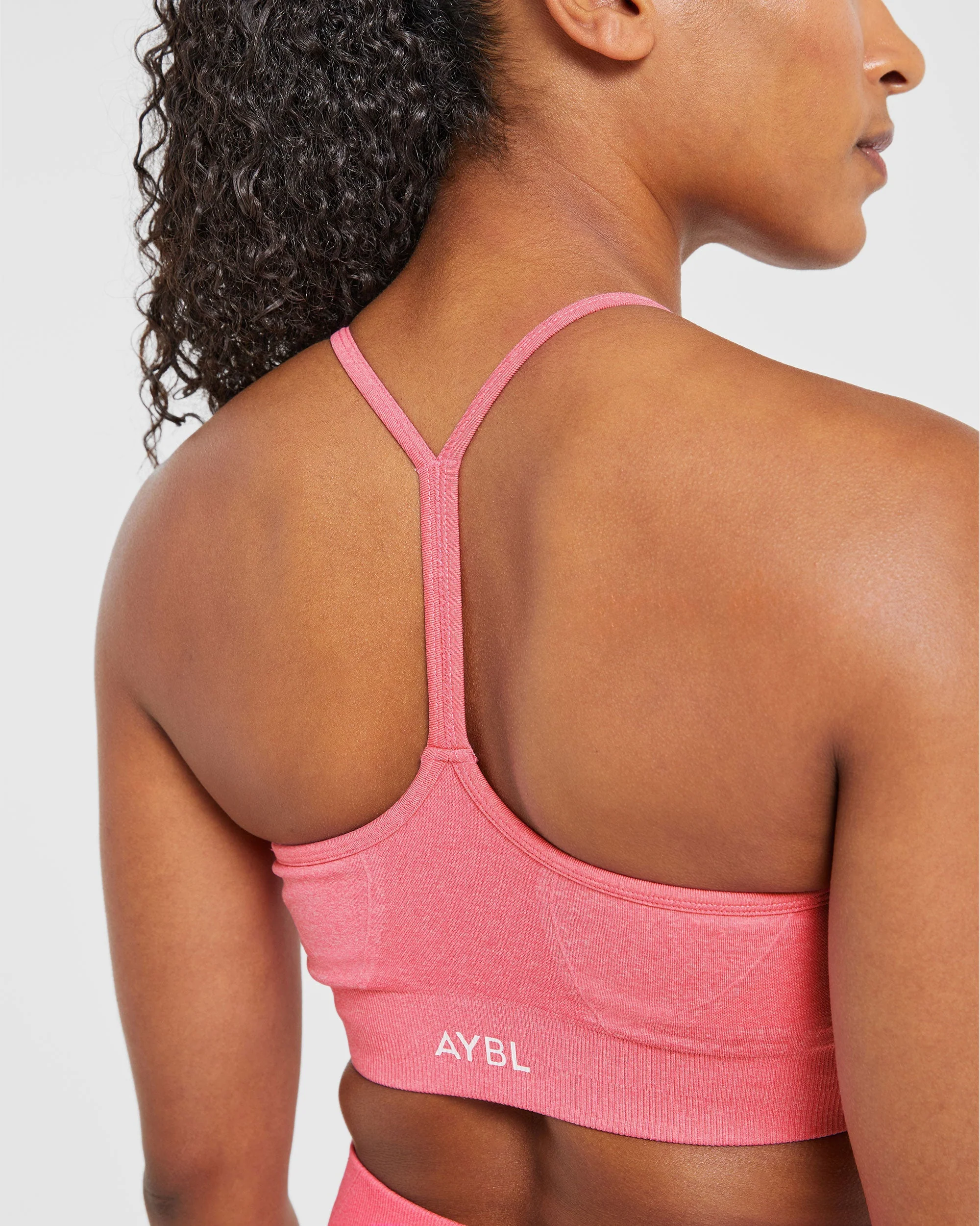 Empower Seamless Sports Bra - Rose Marl - Image 6
