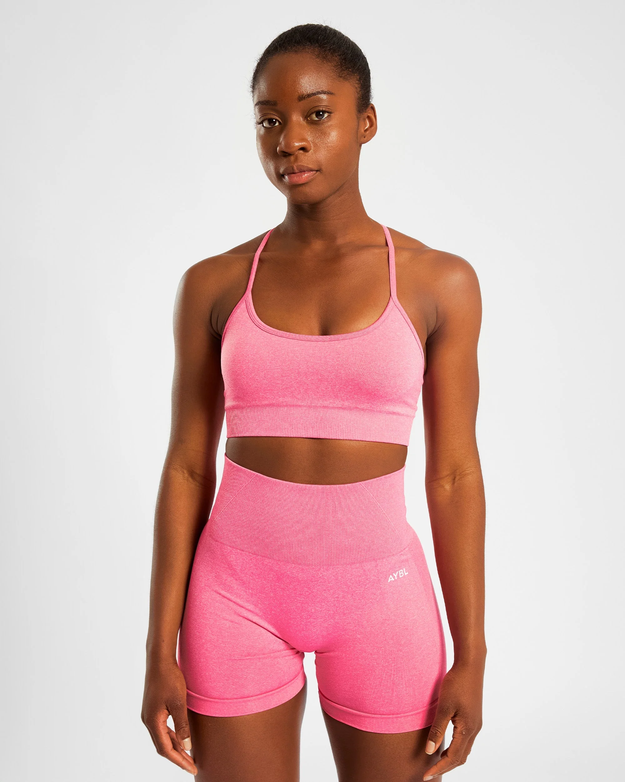 Empower Seamless Sports Bra - Rose Marl - Image 9