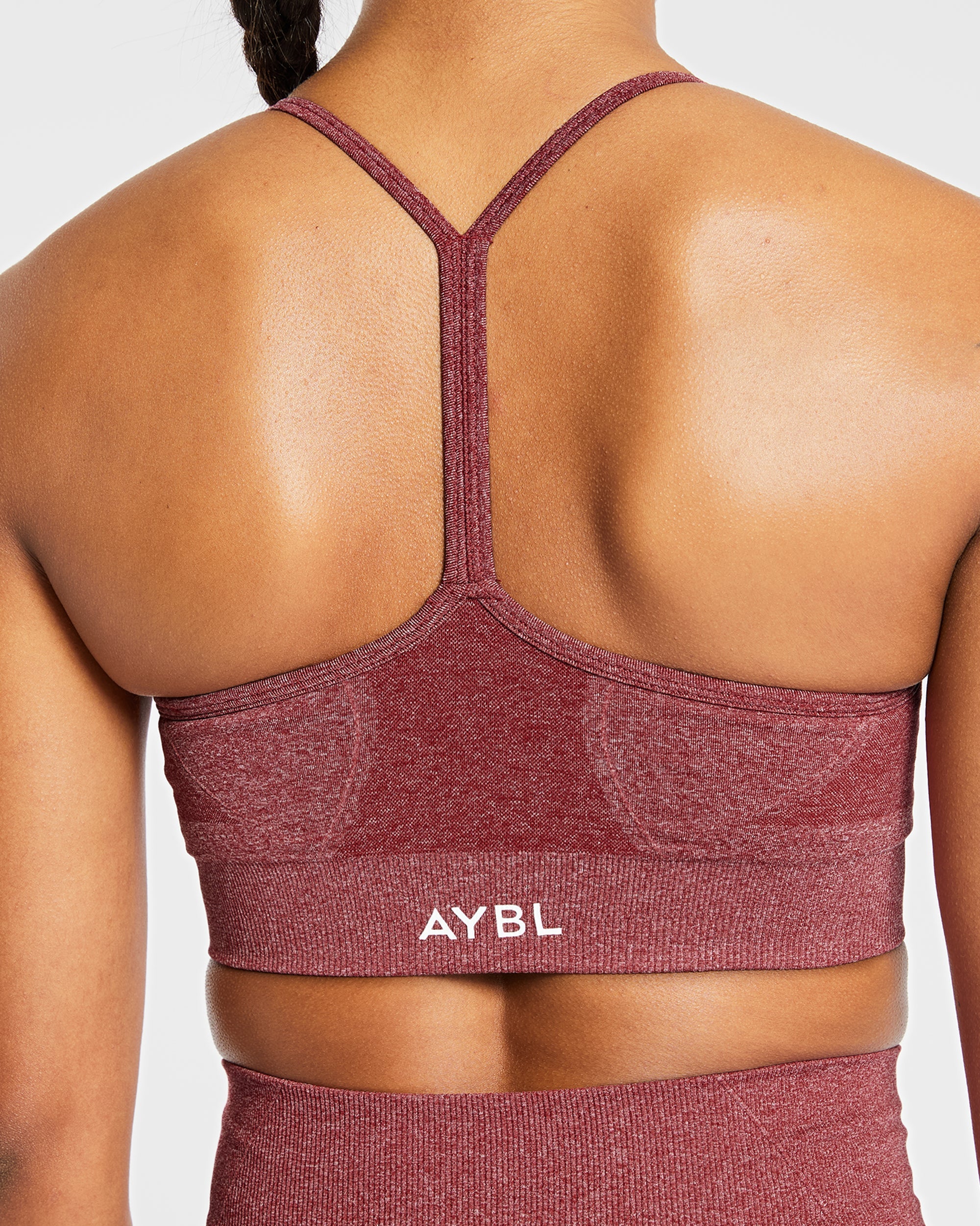 Empower Seamless Sports Bra - Rouge Marl - Image 6