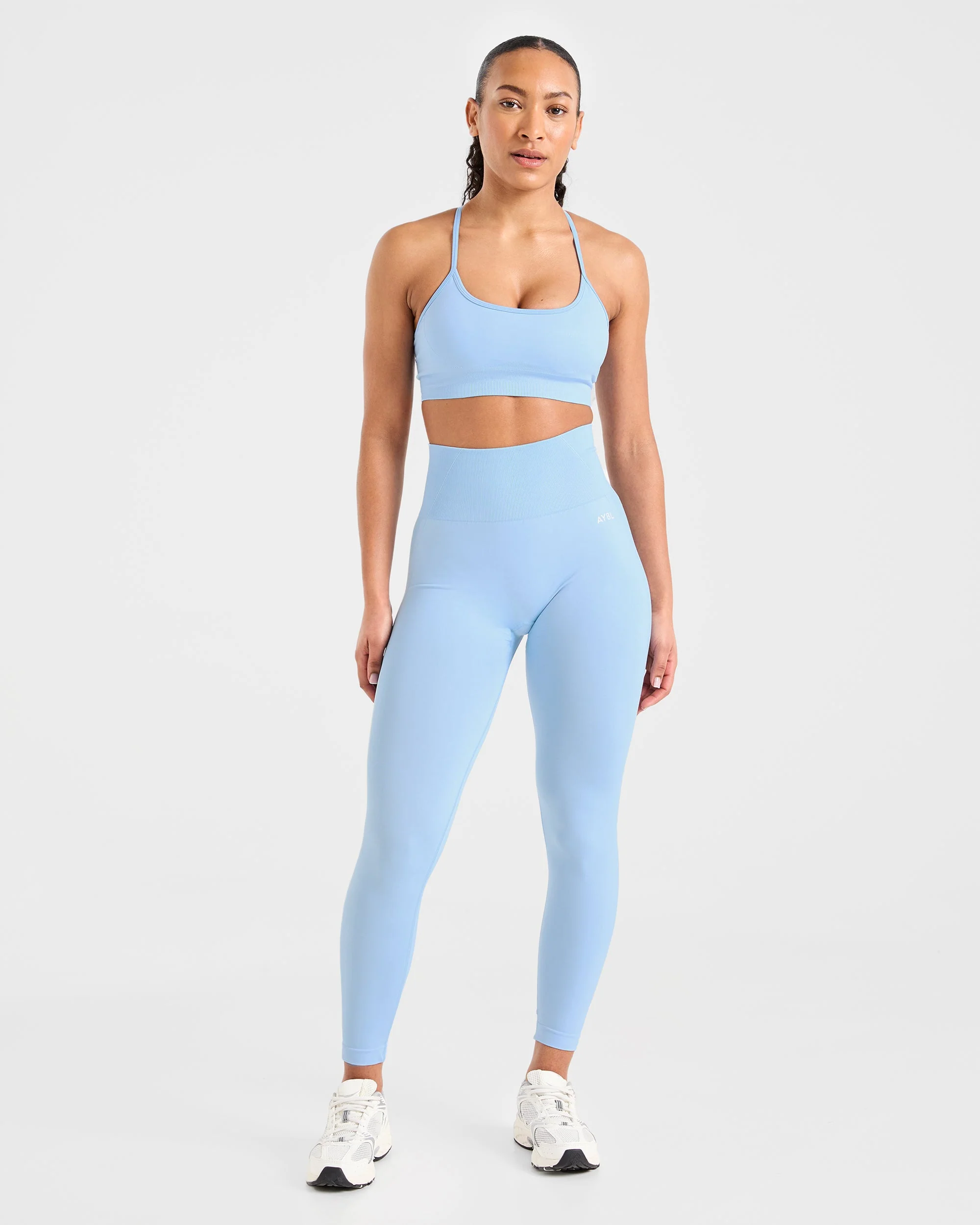 Empower Seamless Sports Bra - Sky Bleu - Image 3