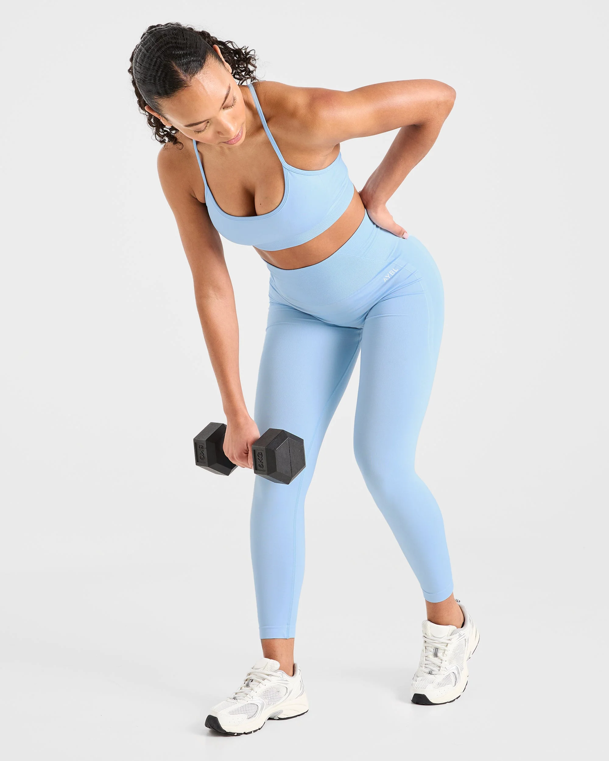 Empower Seamless Sports Bra - Sky Bleu - Image 8
