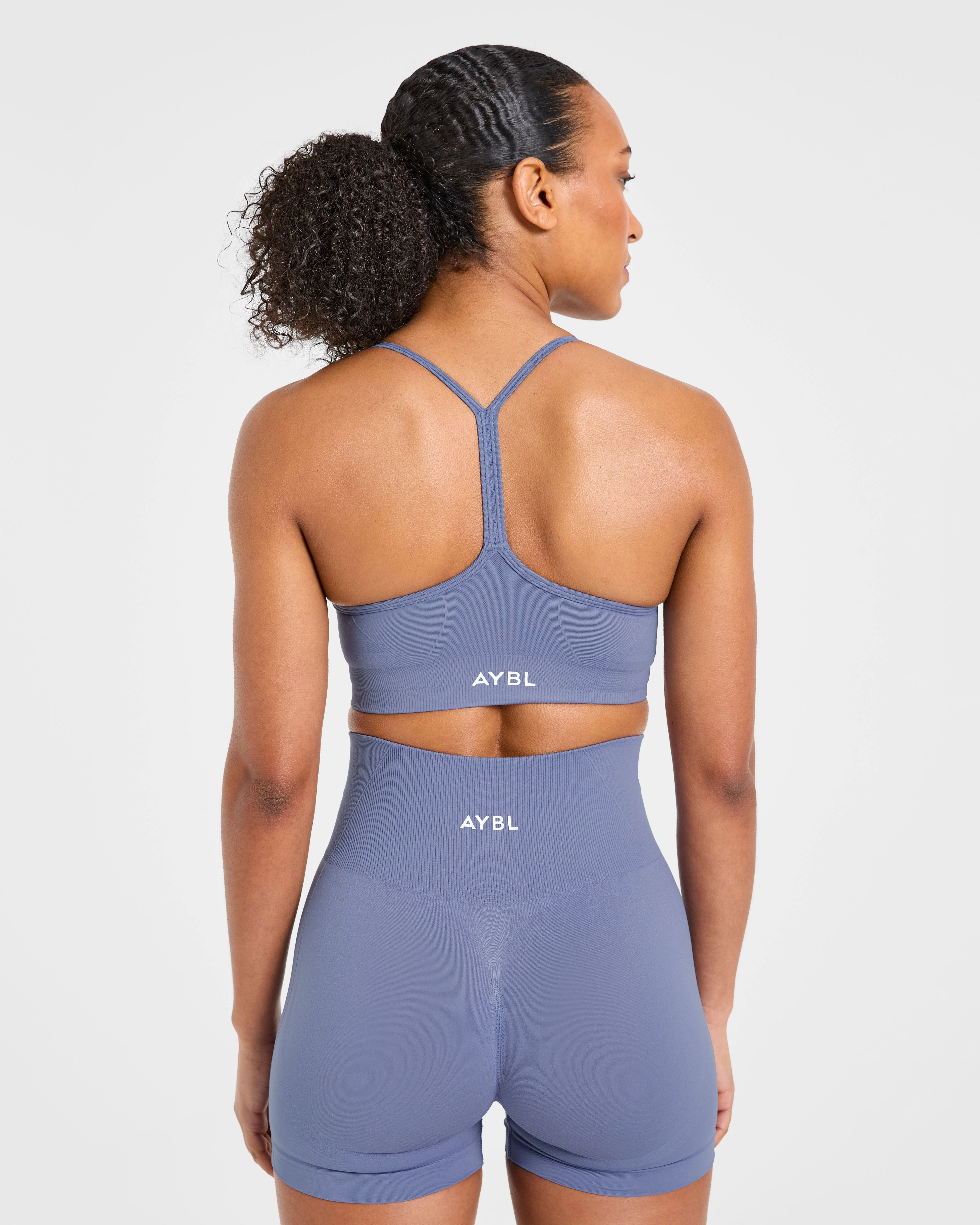 Empower Seamless Sports Bra - Slate Bleu - Image 2