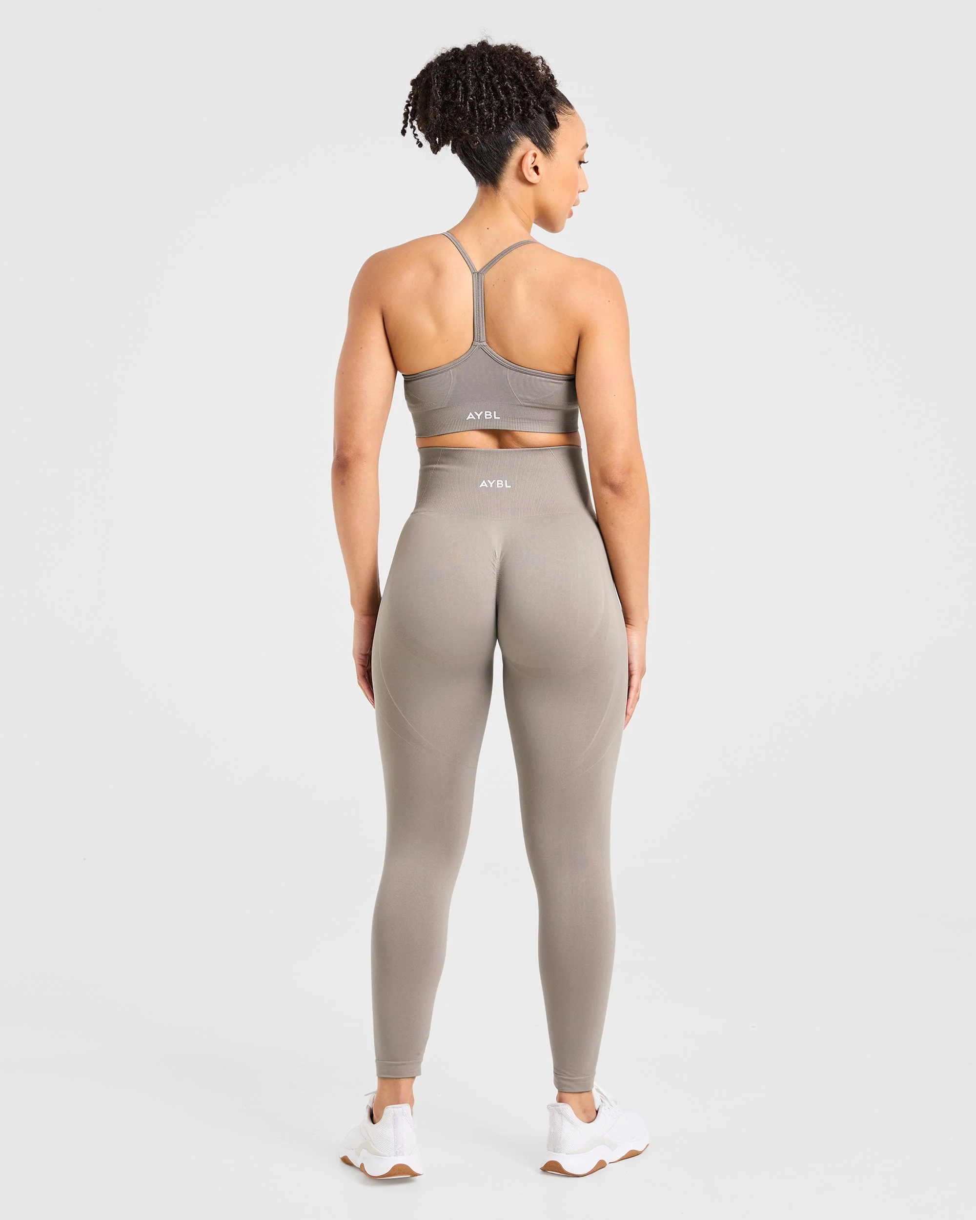Empower Seamless Sports Bra - Taupe - Image 4