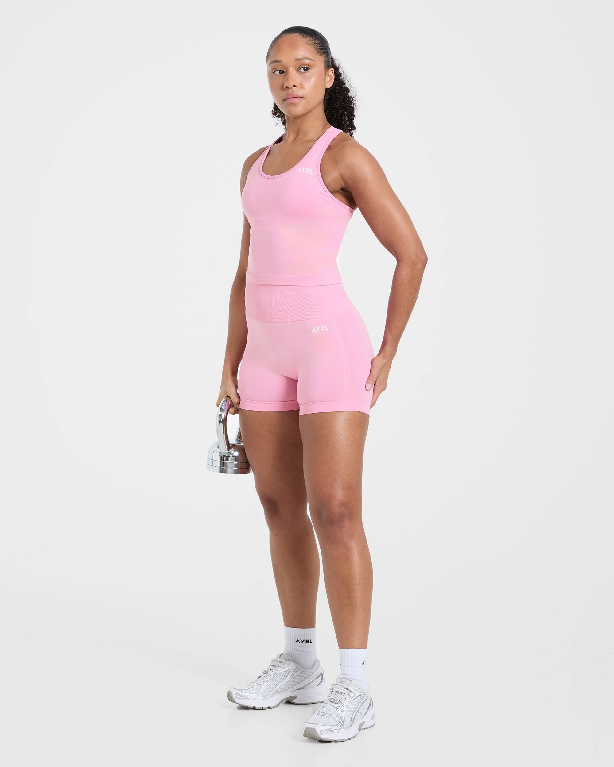 Empower Seamless Tank Top - Baby Rose - Image 7