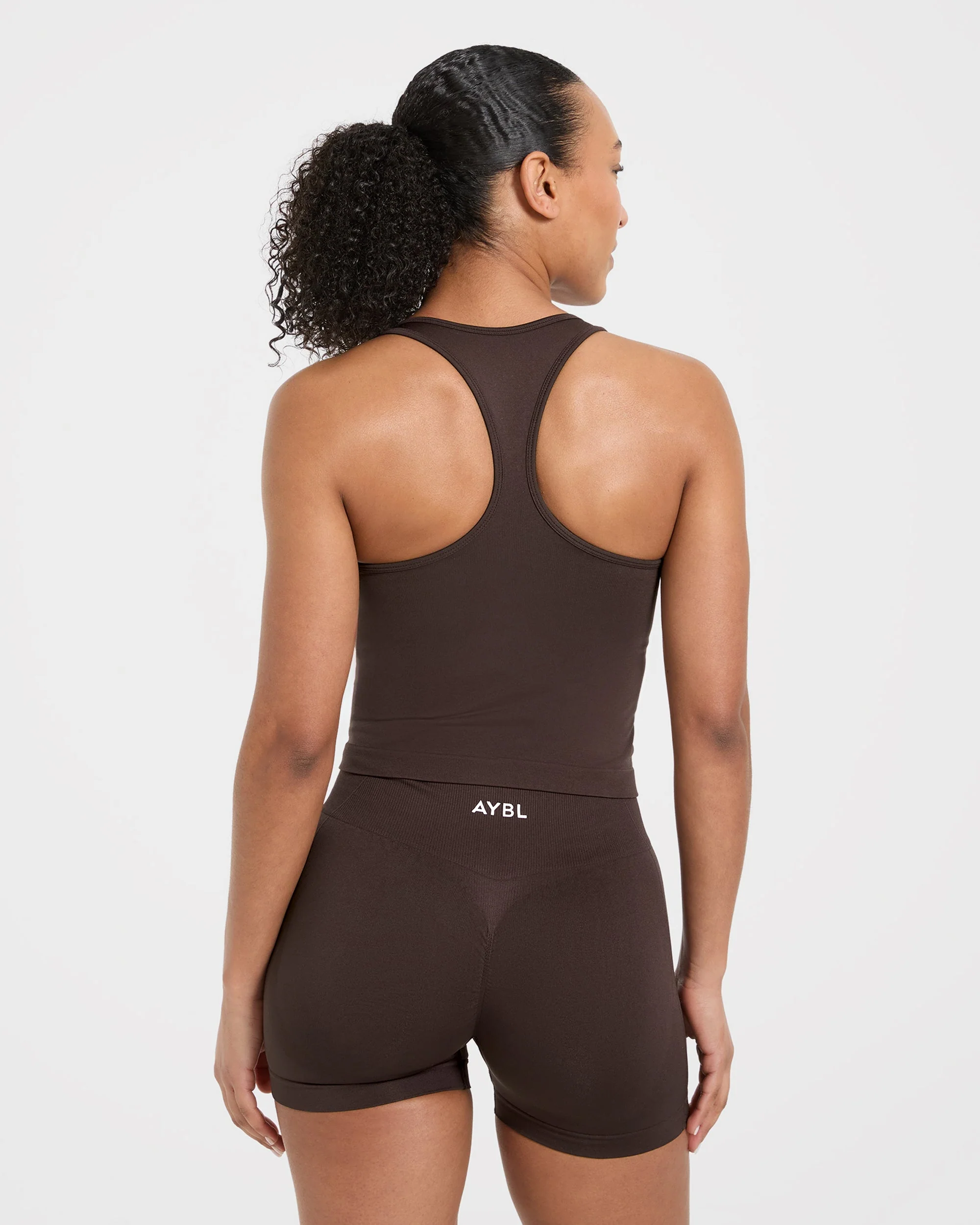 Empower Seamless Tank Top - Cocoa Brun - Image 2