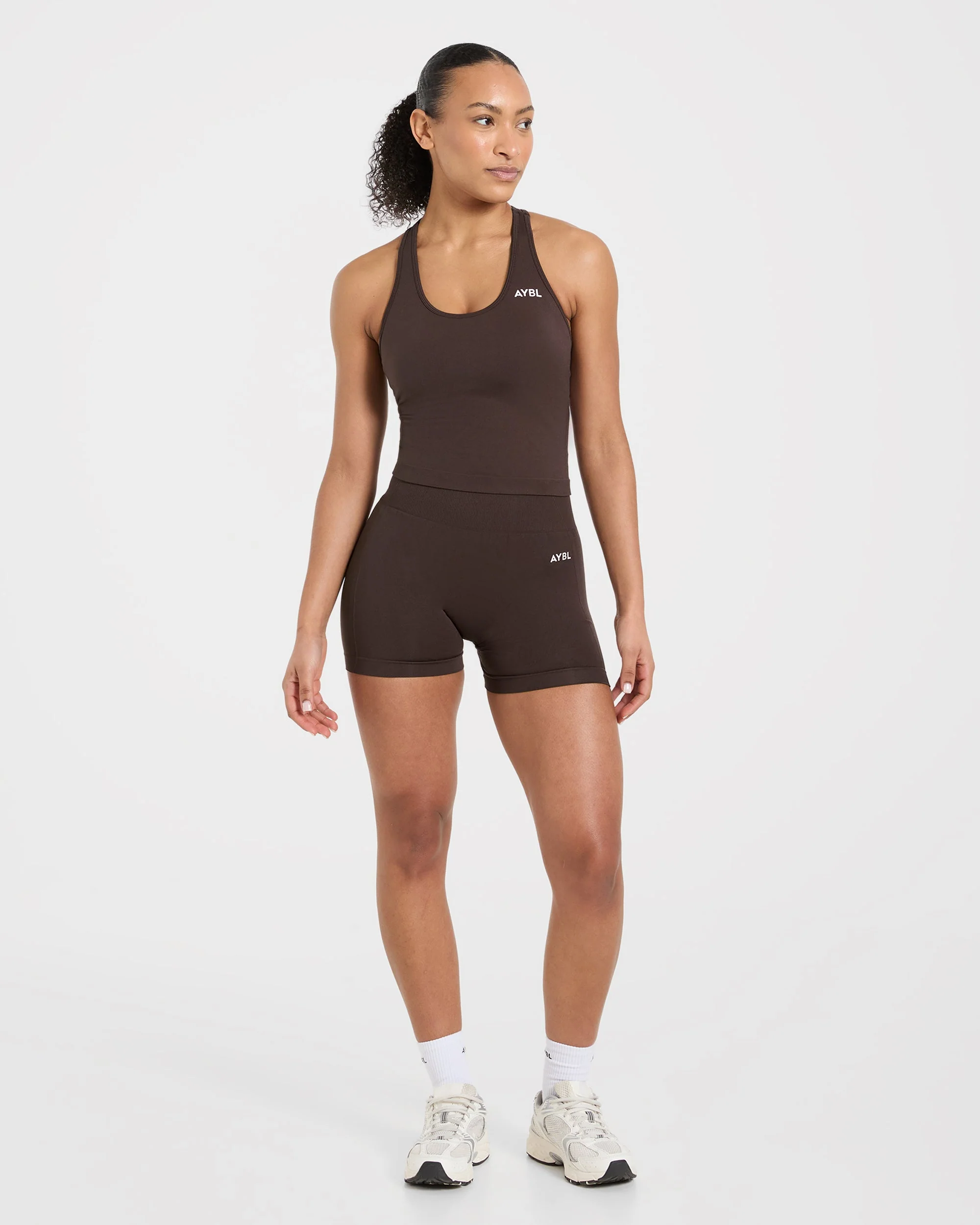 Empower Seamless Tank Top - Cocoa Brun - Image 3