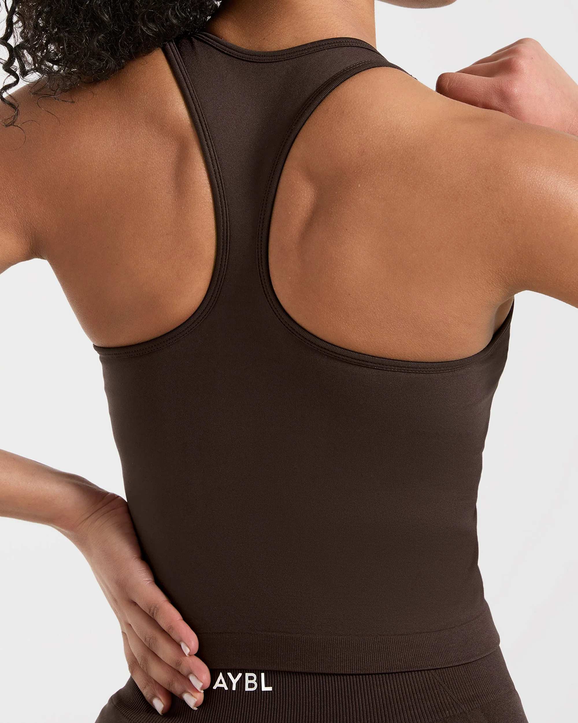 Empower Seamless Tank Top - Cocoa Brun - Image 6
