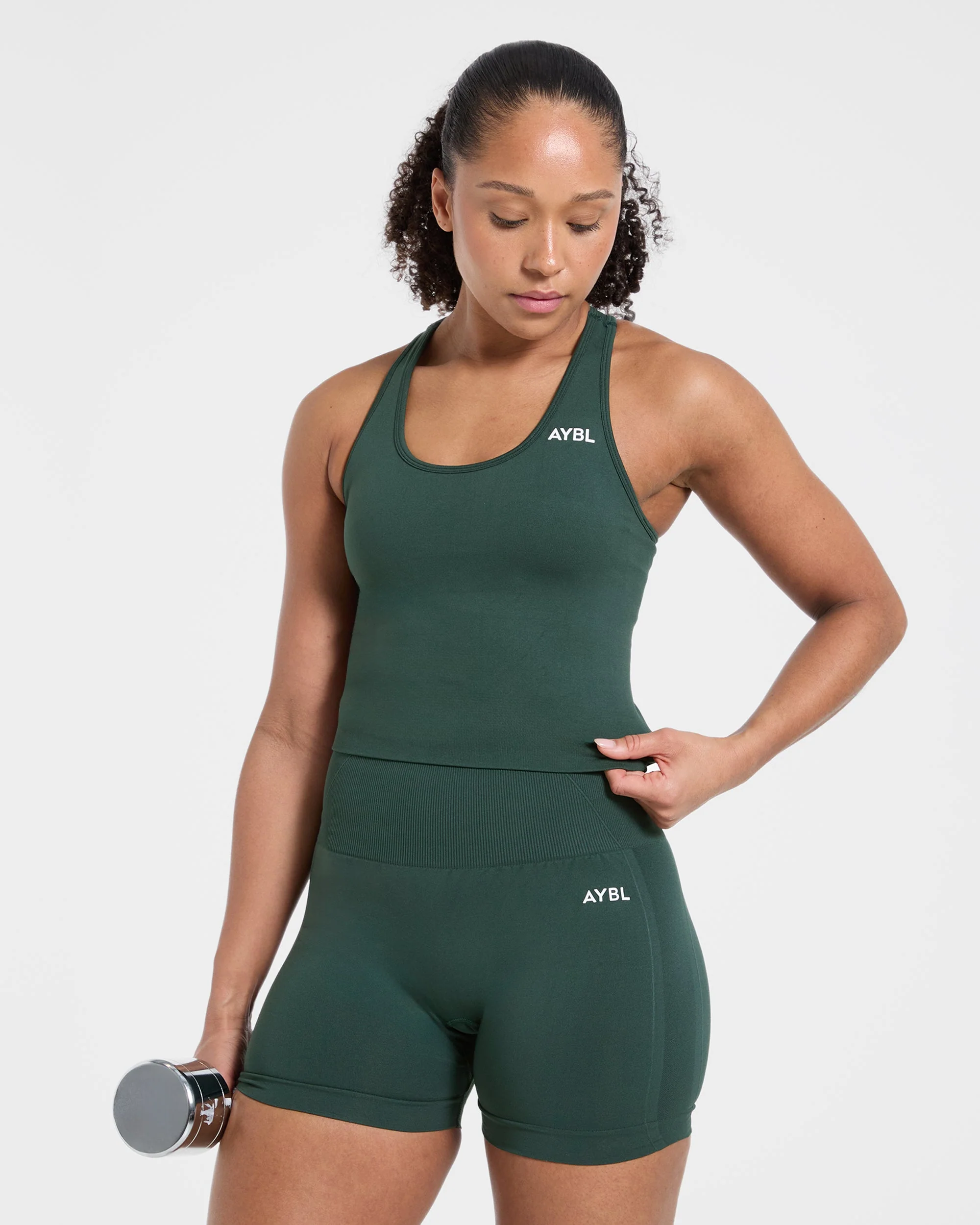Empower Seamless Tank Top - Dark Vert - Image 7