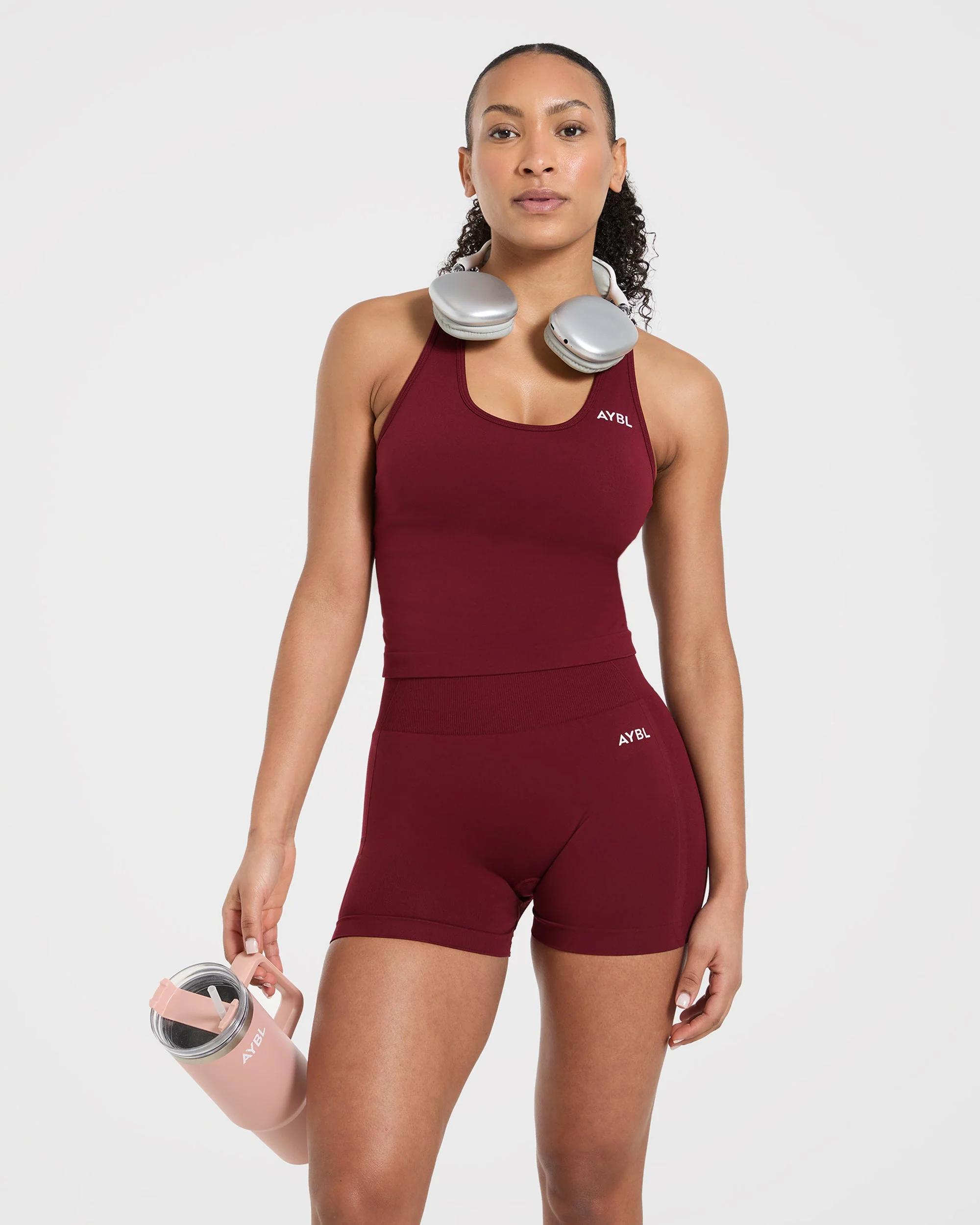 Empower Seamless Tank Top - Rouge Wine - Image 7