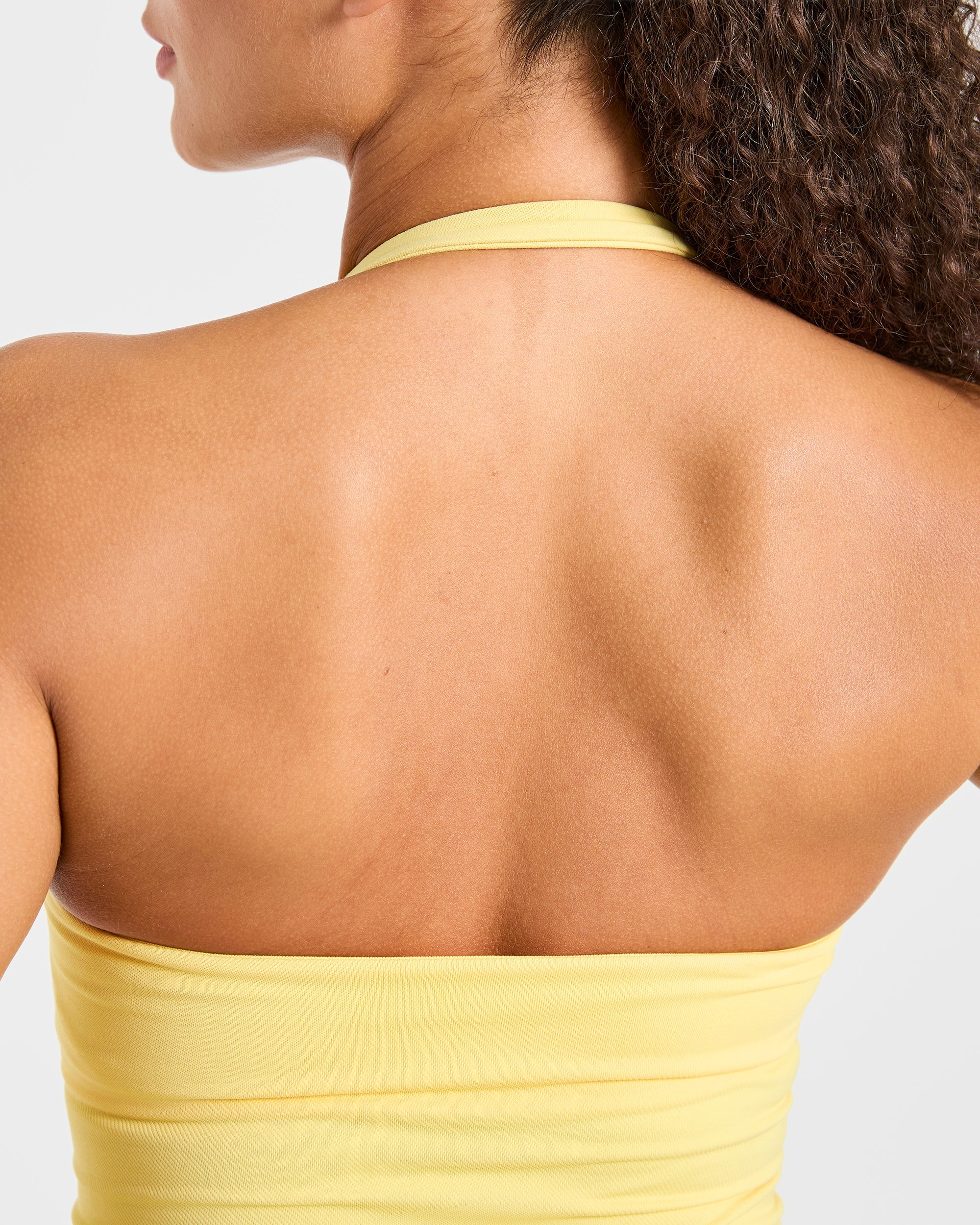 Enhance Seamless Halterneck Top - Bright Jaune - Image 6