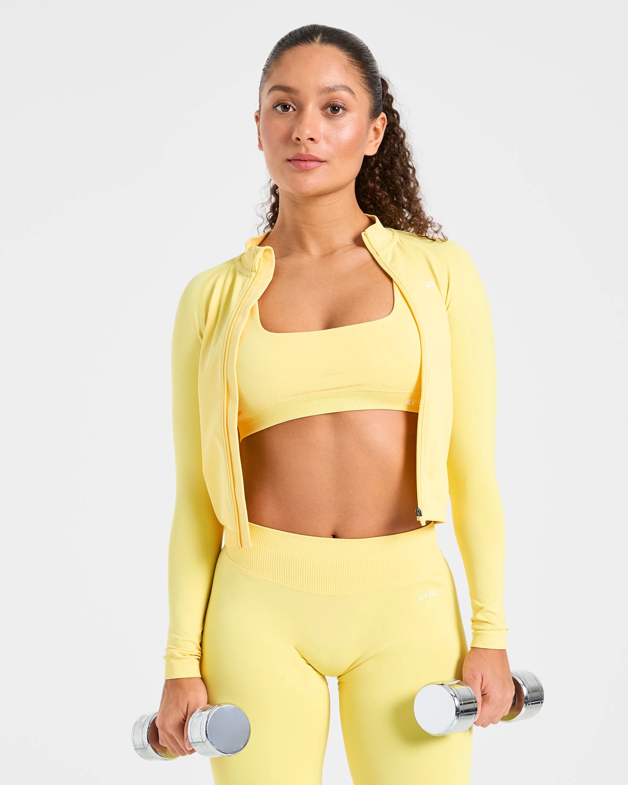 Enhance Seamless Jacket - Bright Jaune - Image 8