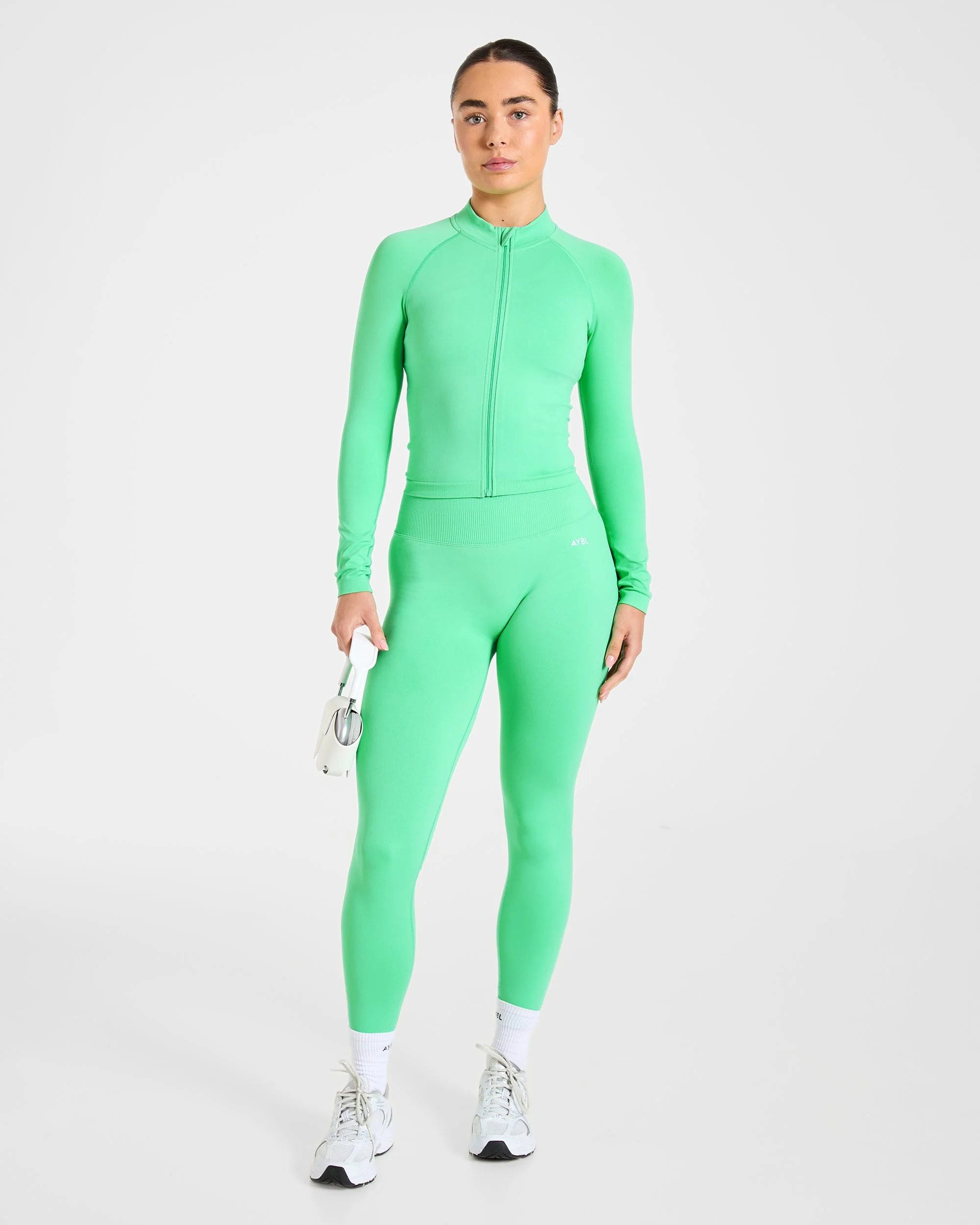 Enhance Seamless Jacket - Mint Vert - Image 8