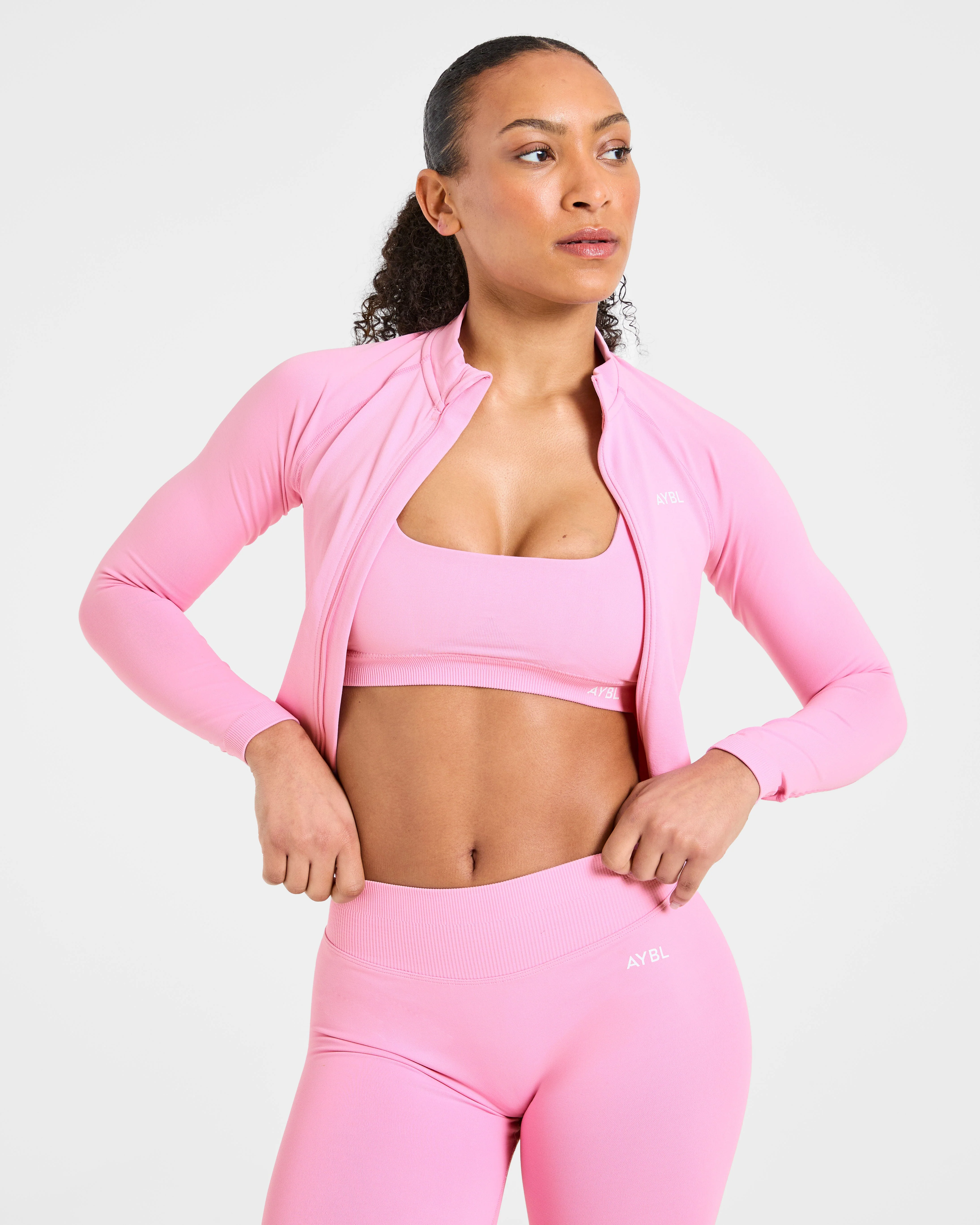 Enhance Seamless Jacket - Sugar Rose - Image 7