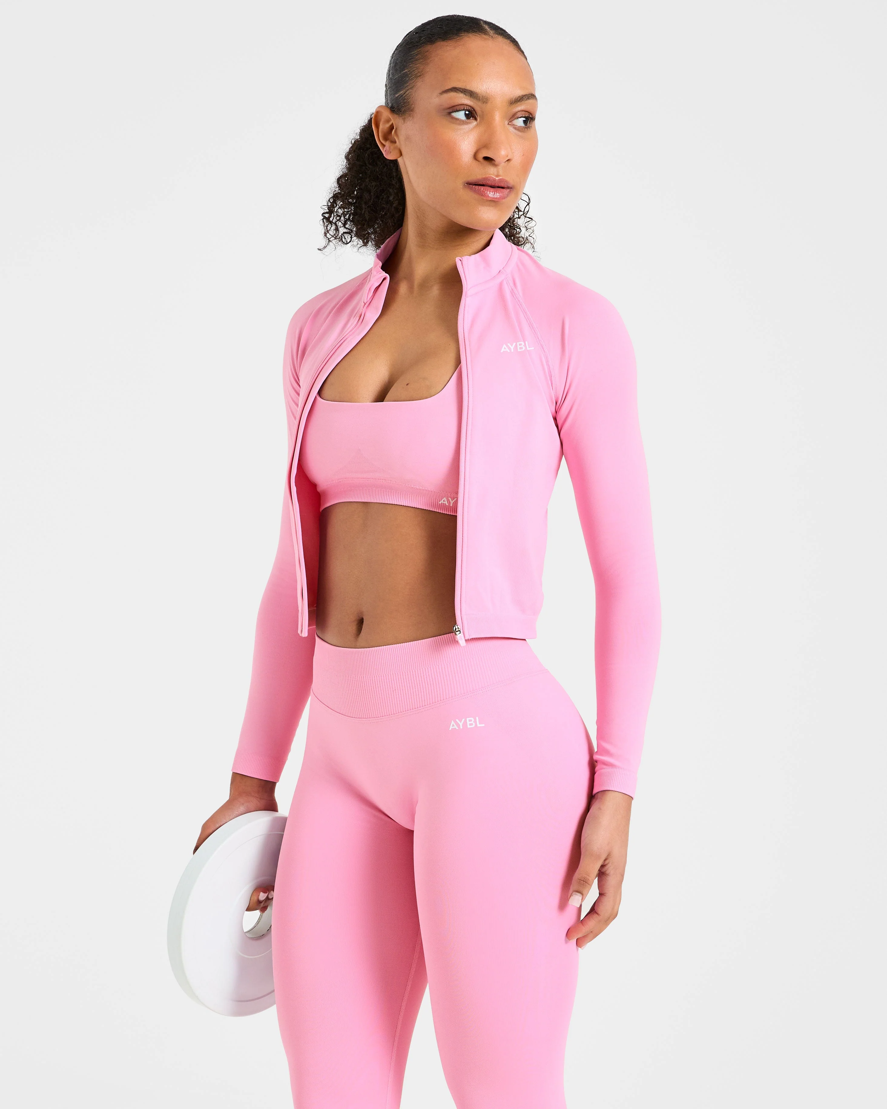 Enhance Seamless Jacket - Sugar Rose - Image 8