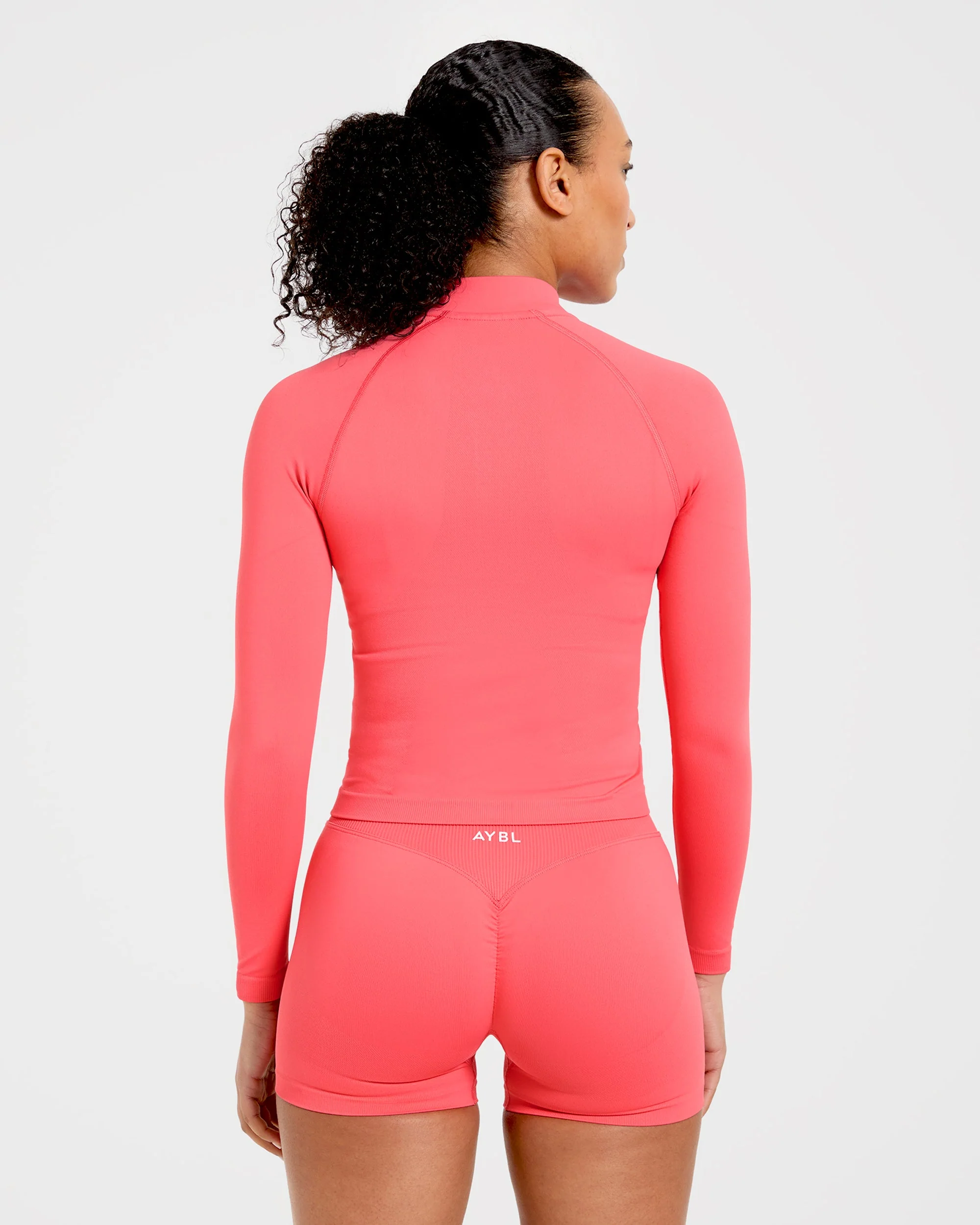 Enhance Seamless Jacket  - Summer Coral - Image 2