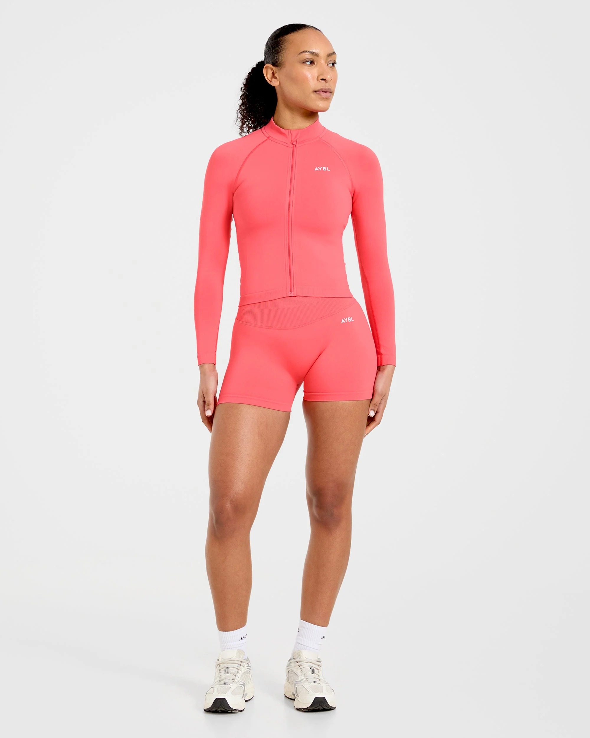 Enhance Seamless Jacket  - Summer Coral - Image 3