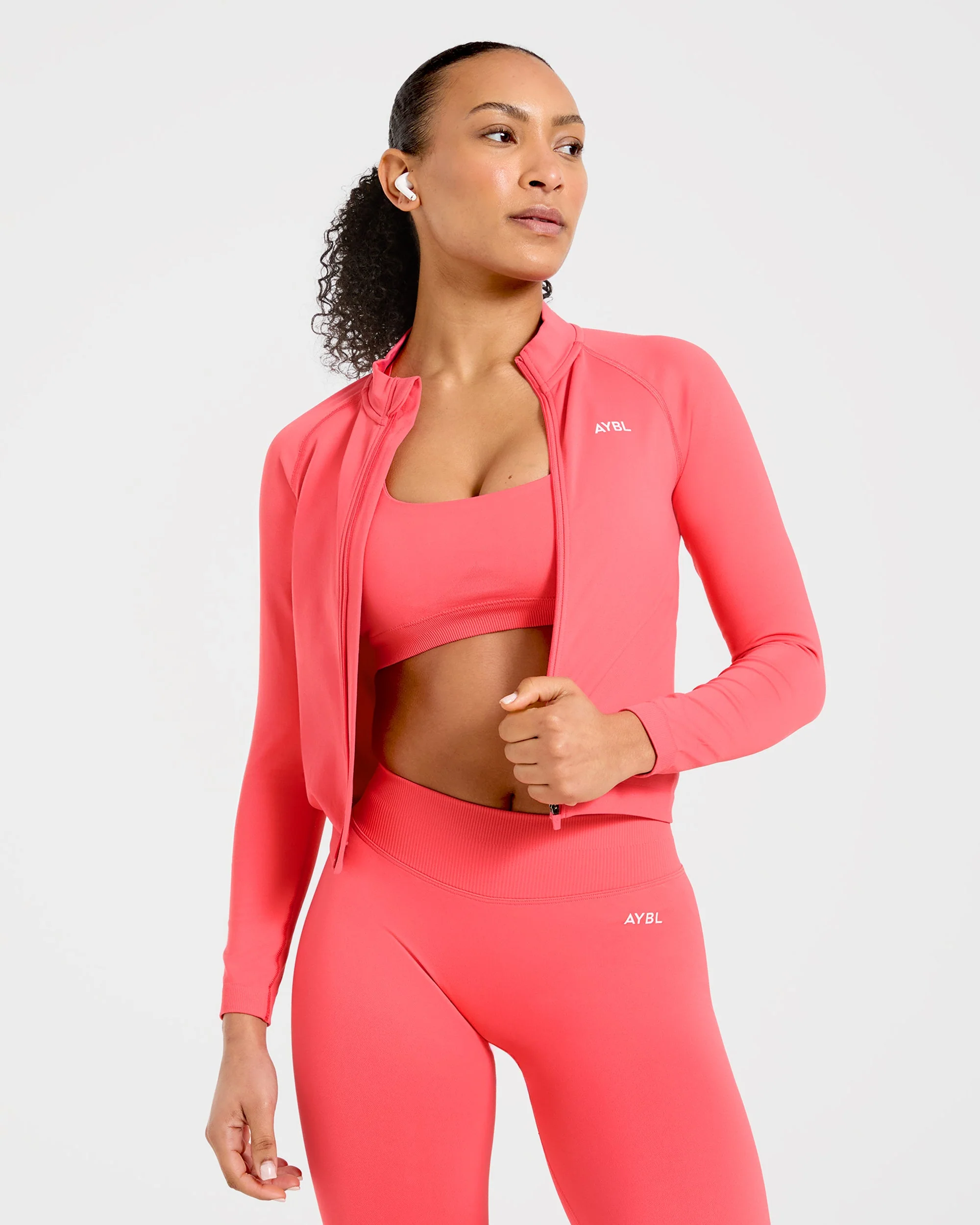 Enhance Seamless Jacket  - Summer Coral - Image 8