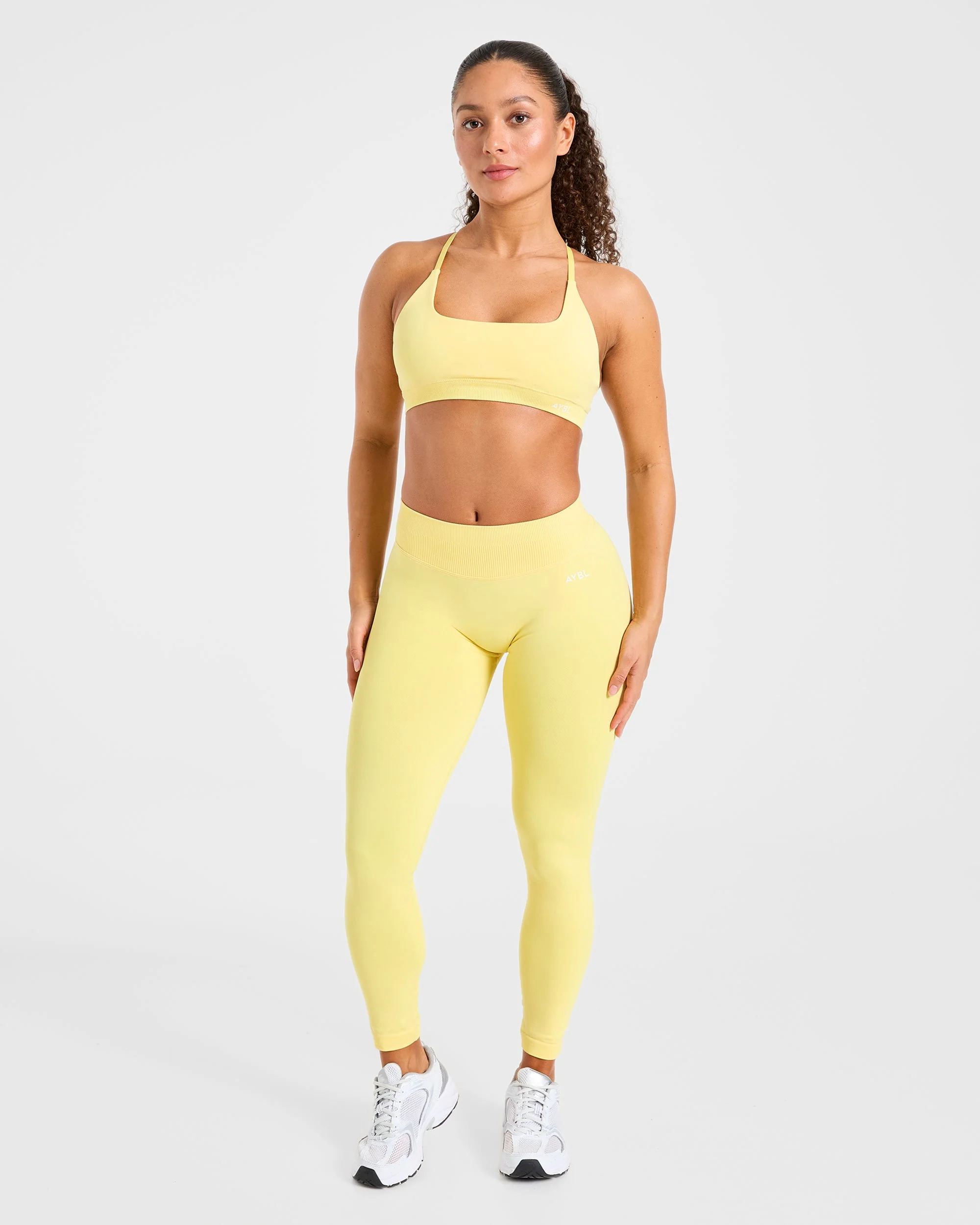 Enhance Seamless Leggings - Bright Jaune - Image 3