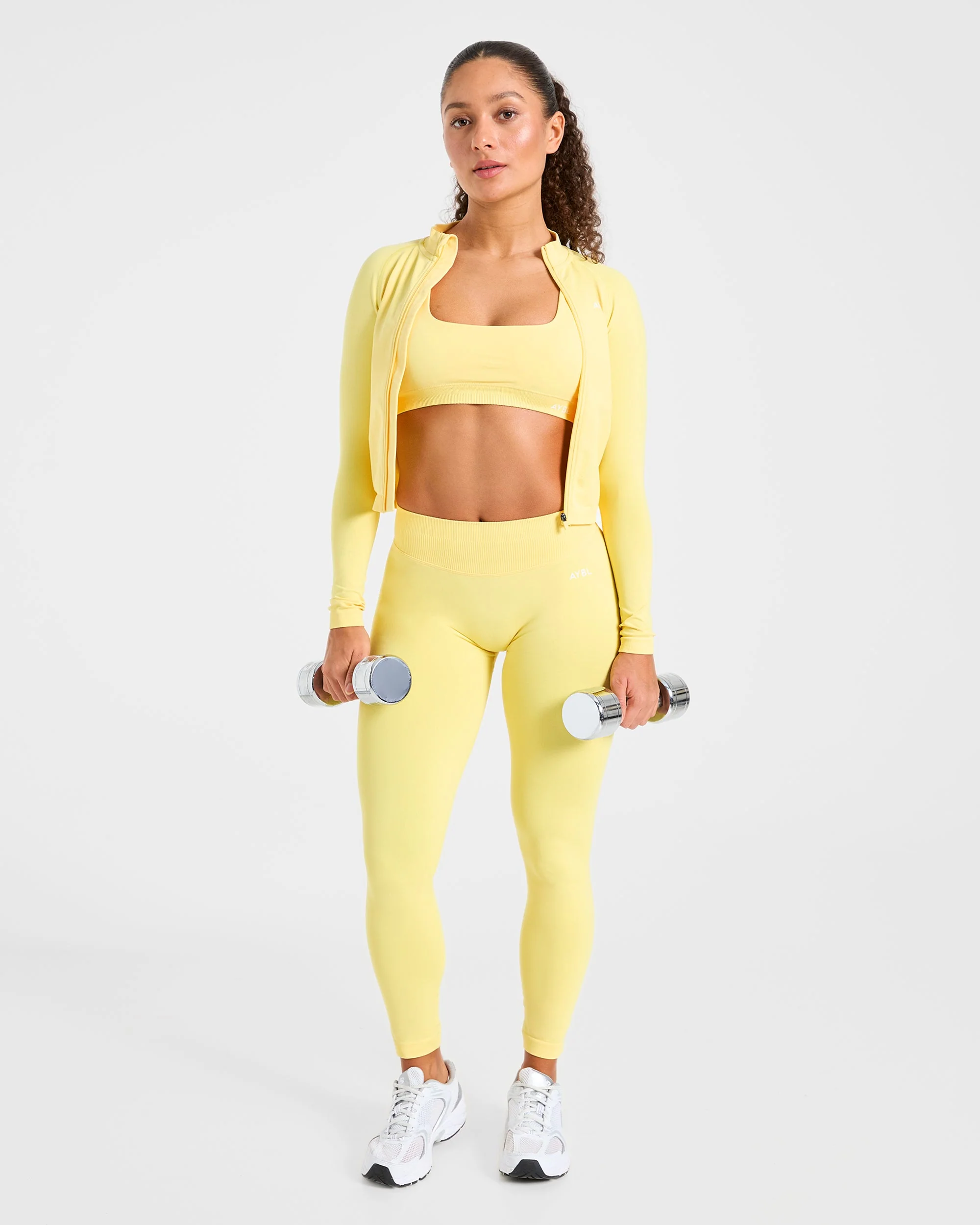 Enhance Seamless Leggings - Bright Jaune - Image 7