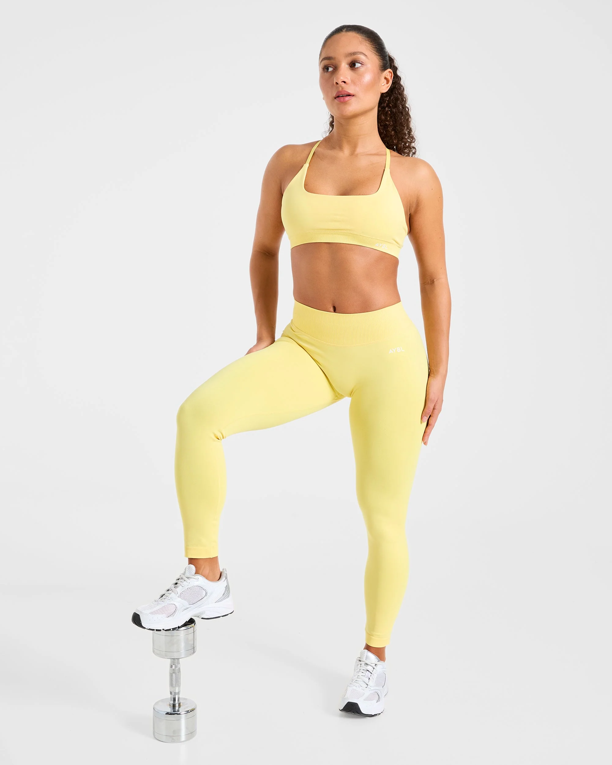 Enhance Seamless Leggings - Bright Jaune - Image 8